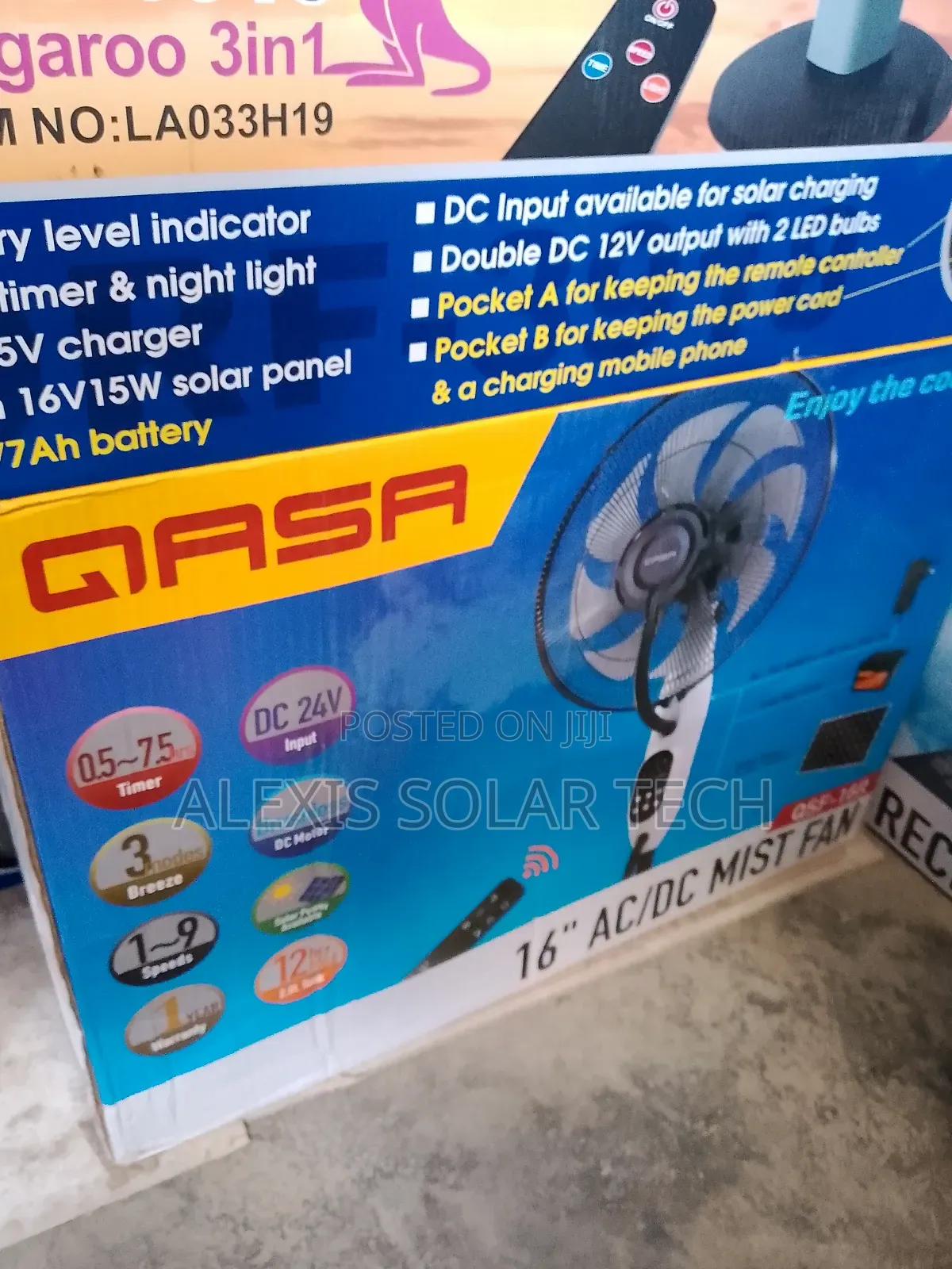 Ac Dc 16inches Qasa Mist Fan