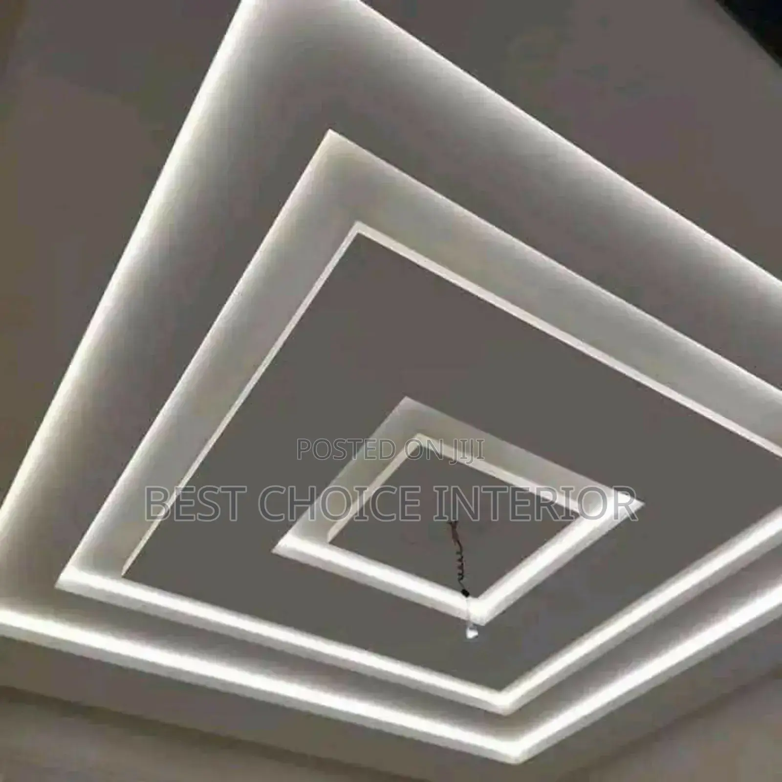 Finished Pop Ceiling With Lighting