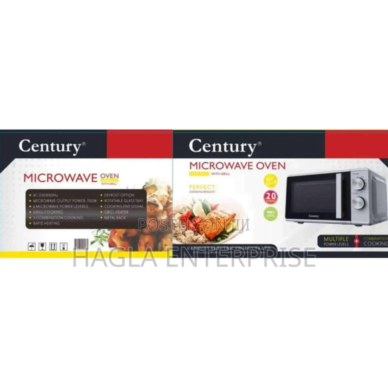 .20l Century Microwave With Grill