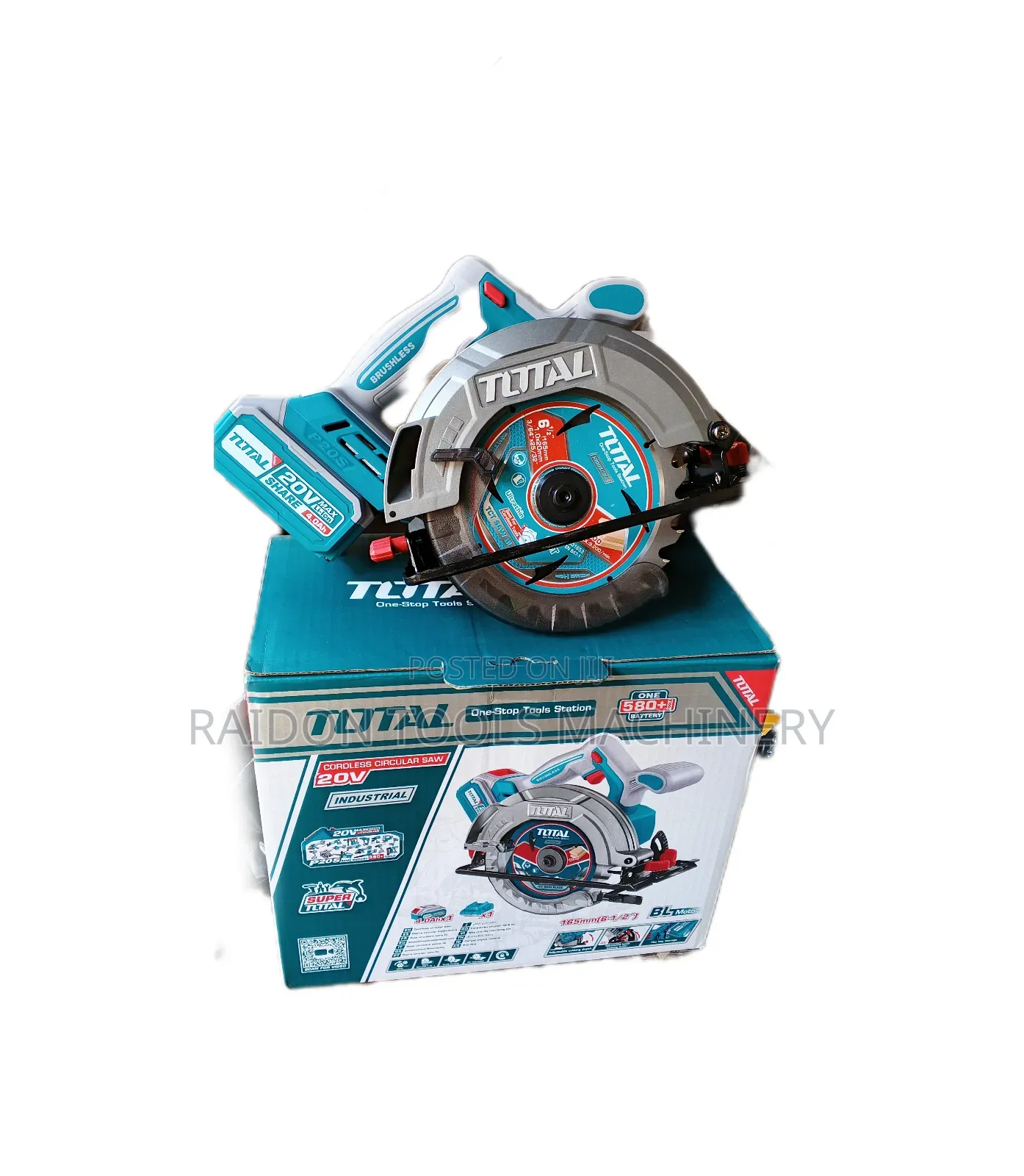 Cordless Circular Saw Machine Total 165mm