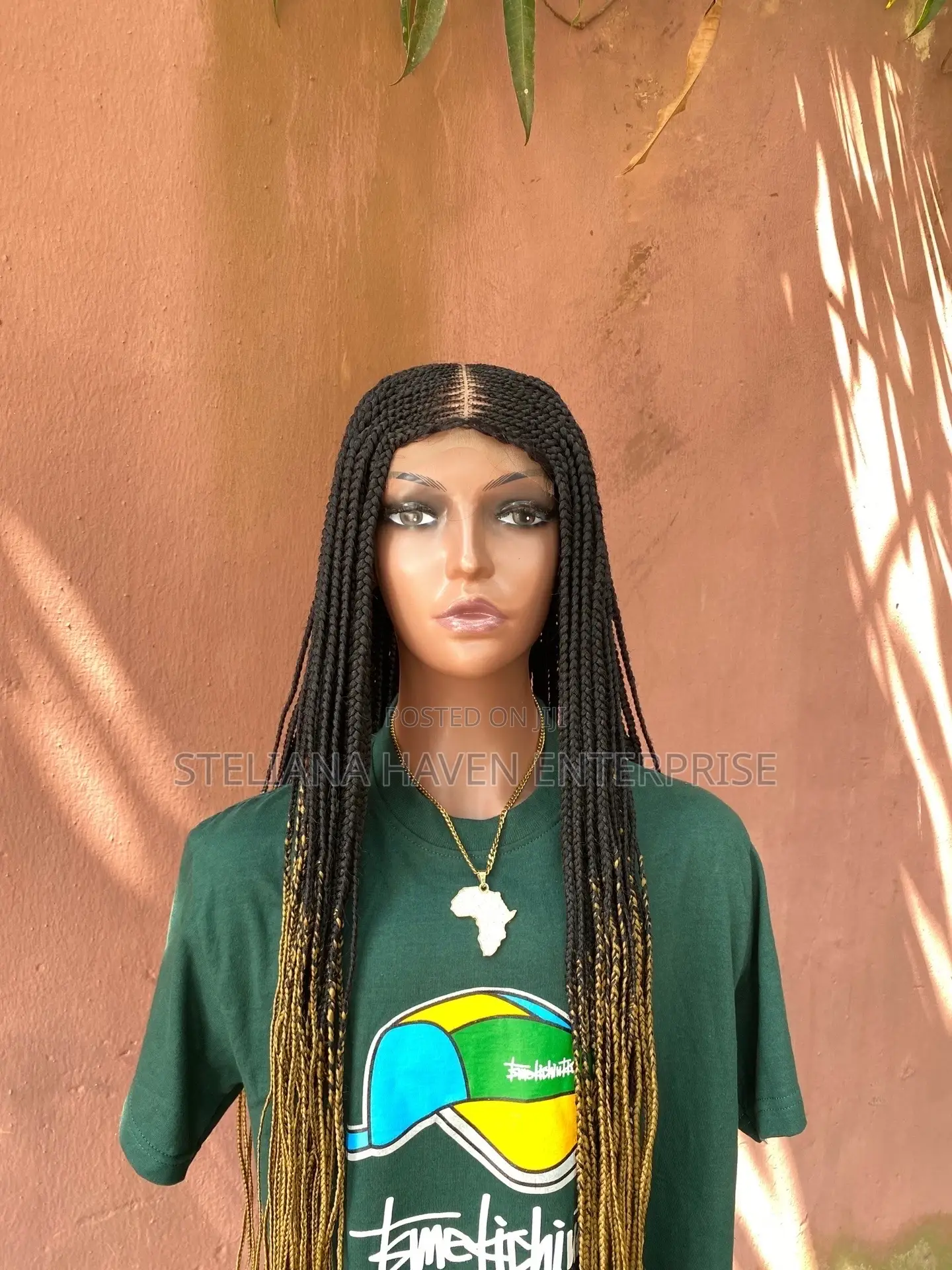 Dual Colored Closure Wig