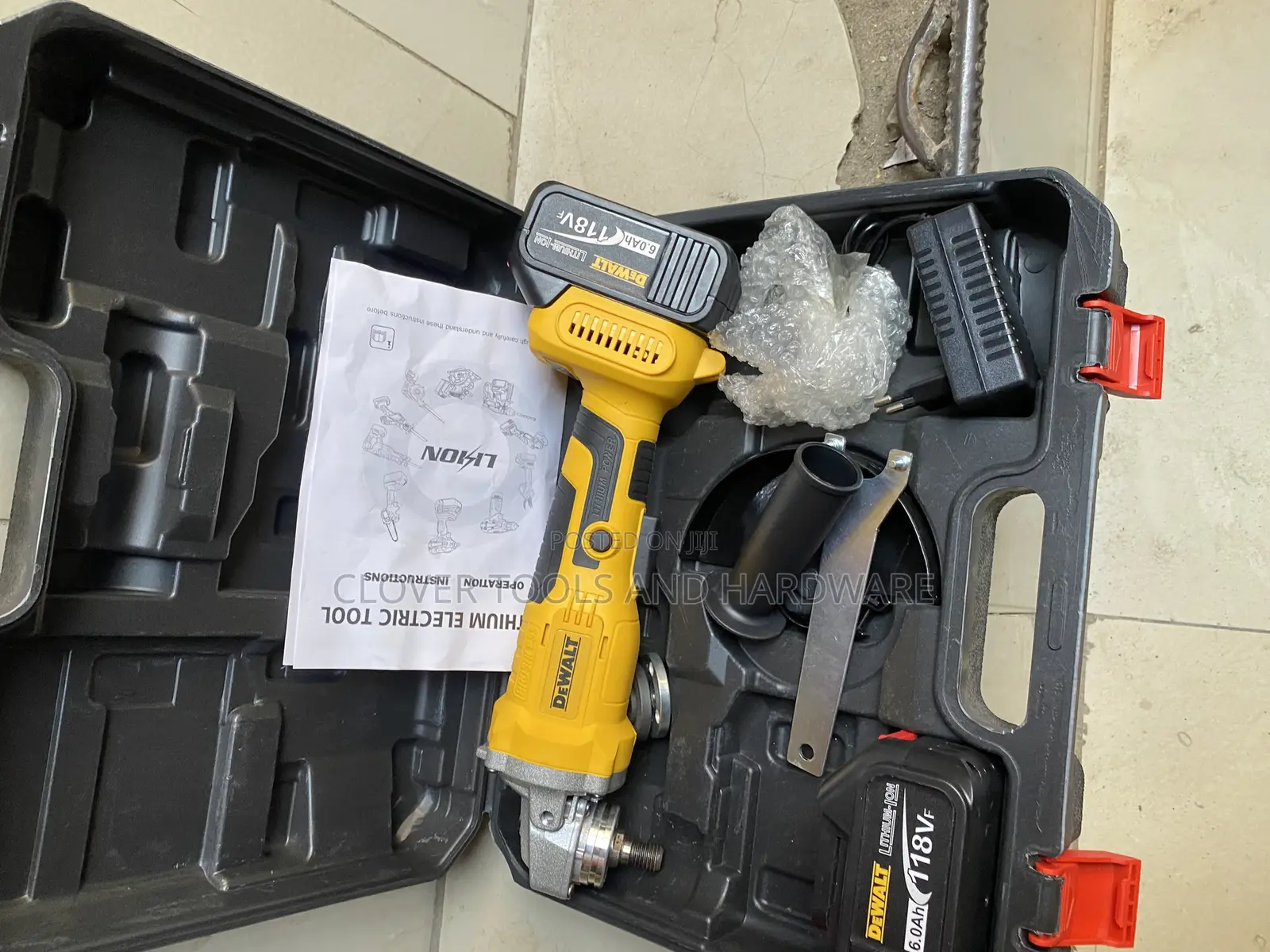 Dewalt Cordless Grinder 115mm