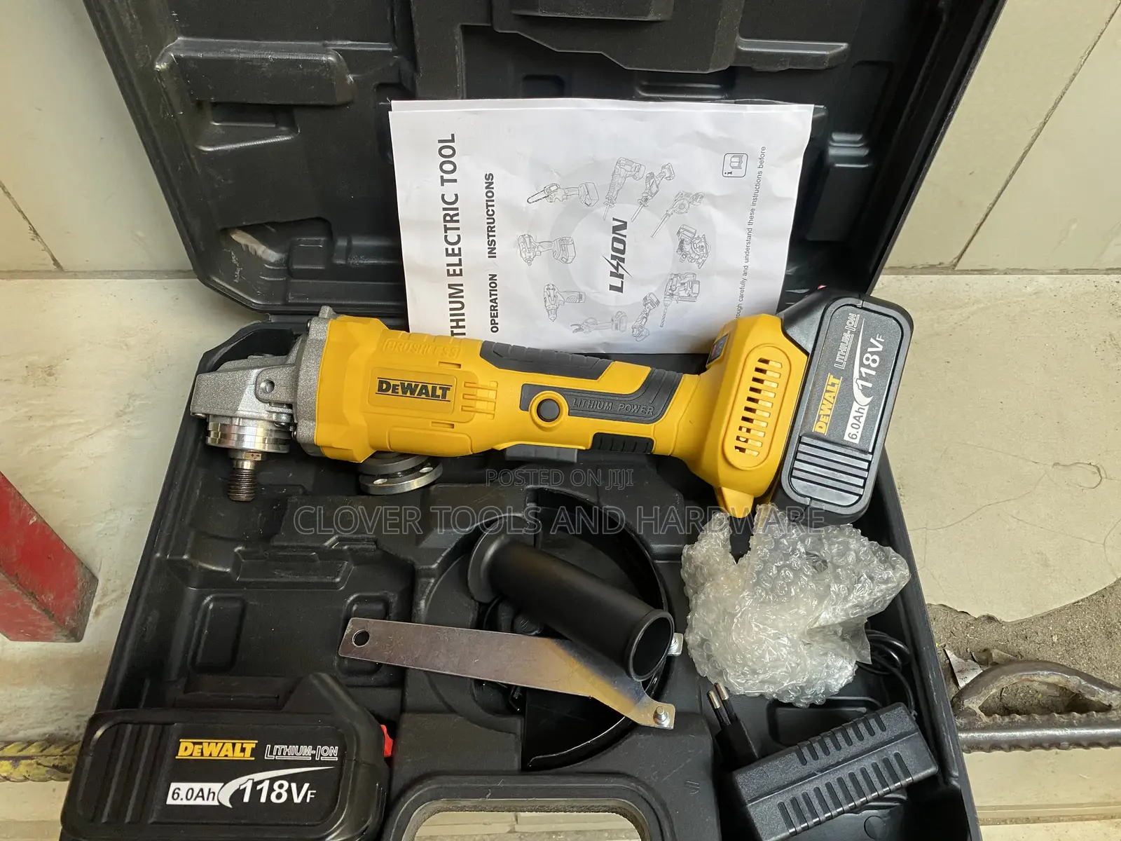 Dewalt Cordless Grinder 115mm