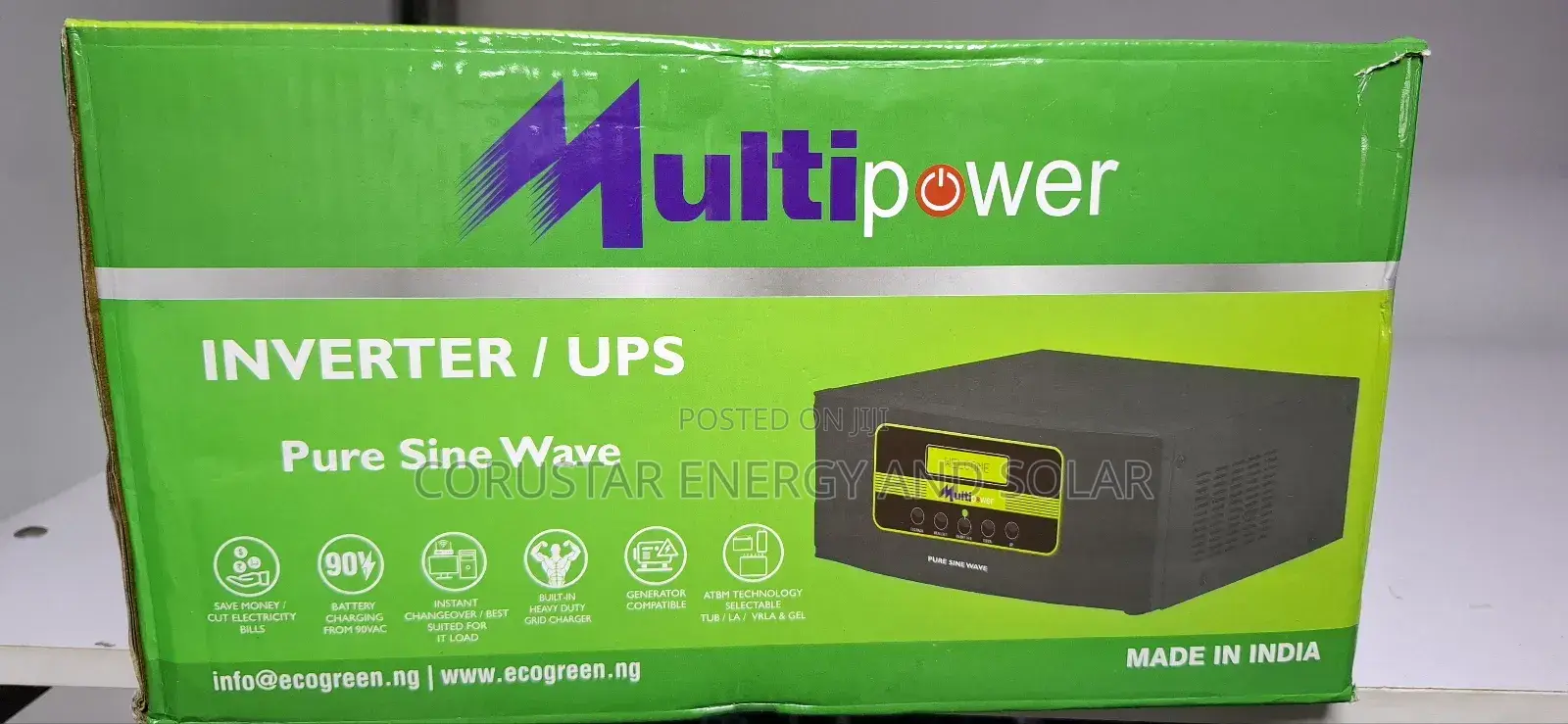1050va/12v Inverter/Ups - Multipower*