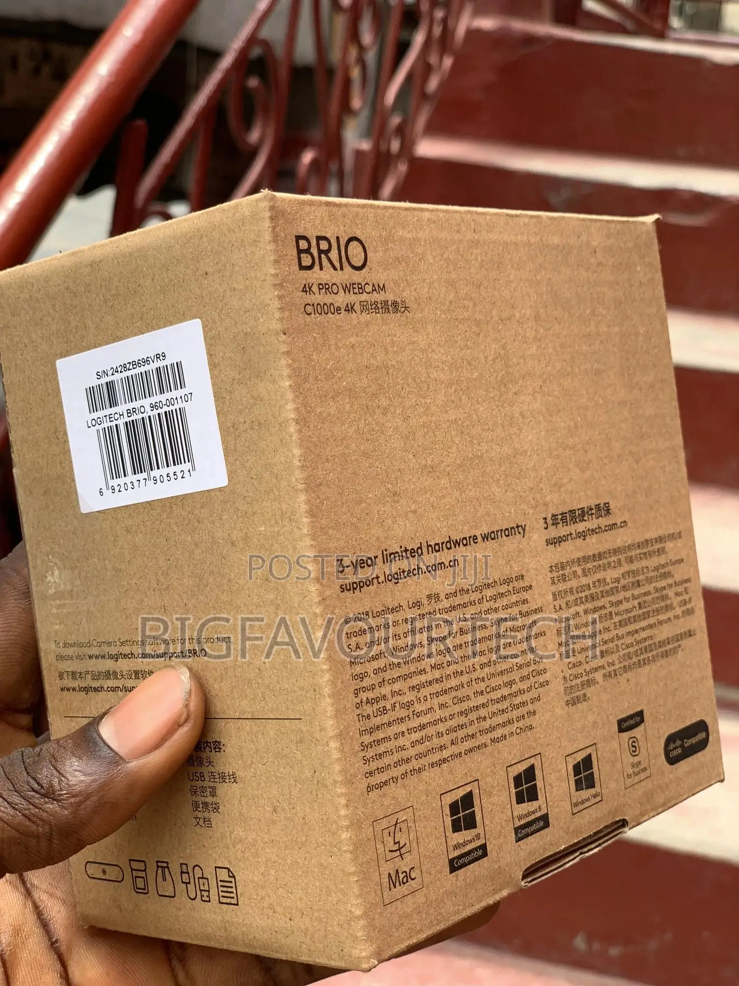 Logitech Brio Ultra Hd Pro Business Webcam