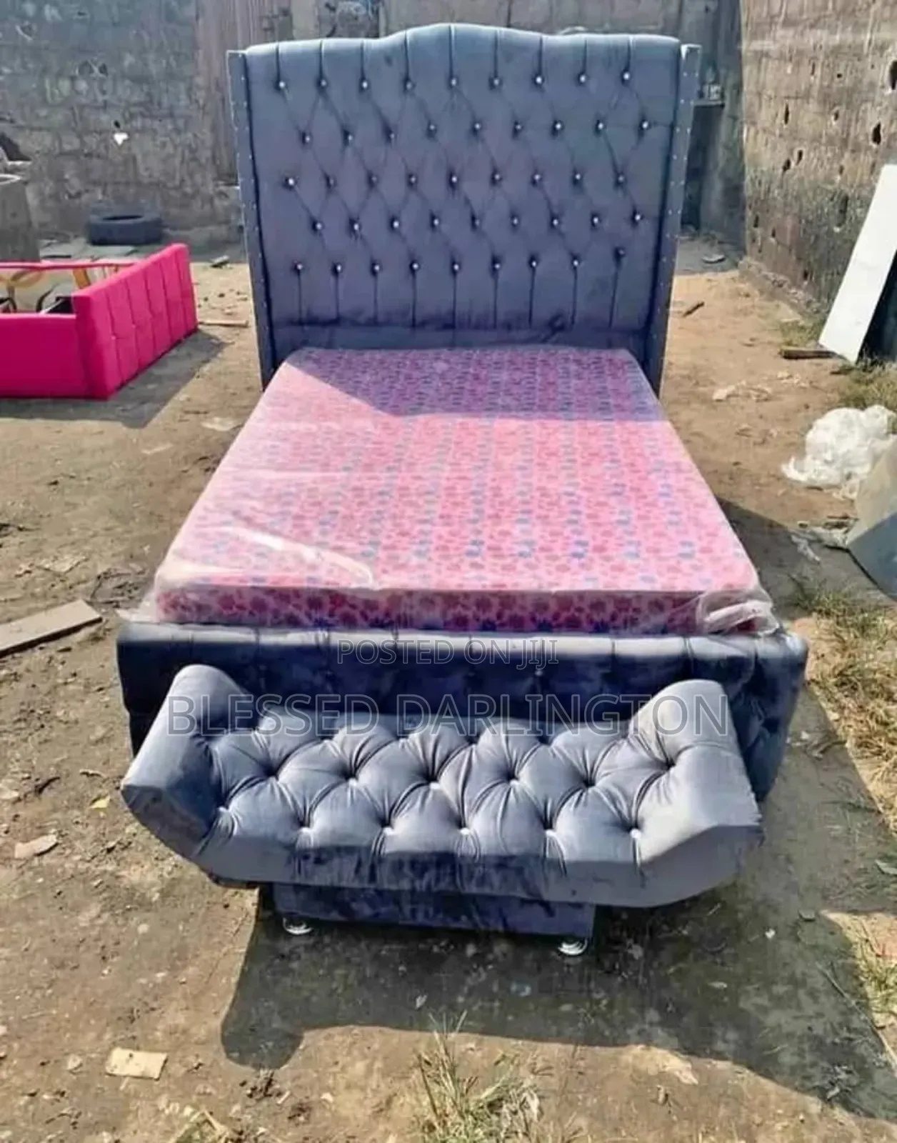 4x6 Upholstery Bed Frame