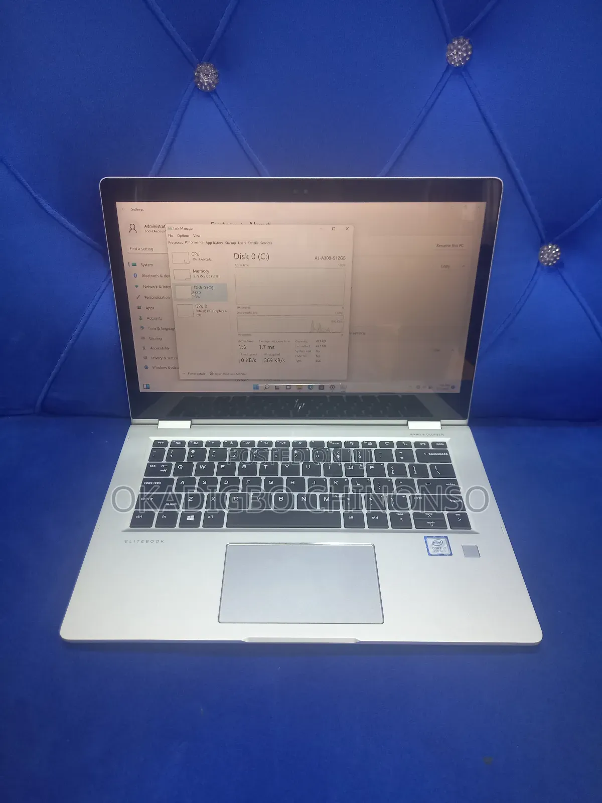 Laptop HP EliteBook X360 1030 G2 8GB Intel Core I5 SSD 256GB