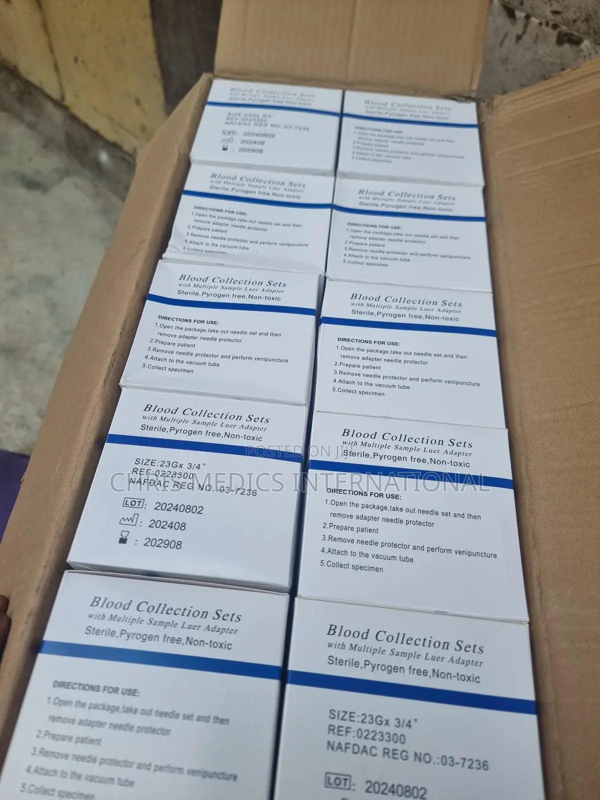 Multiple Sample Butterfly Needles