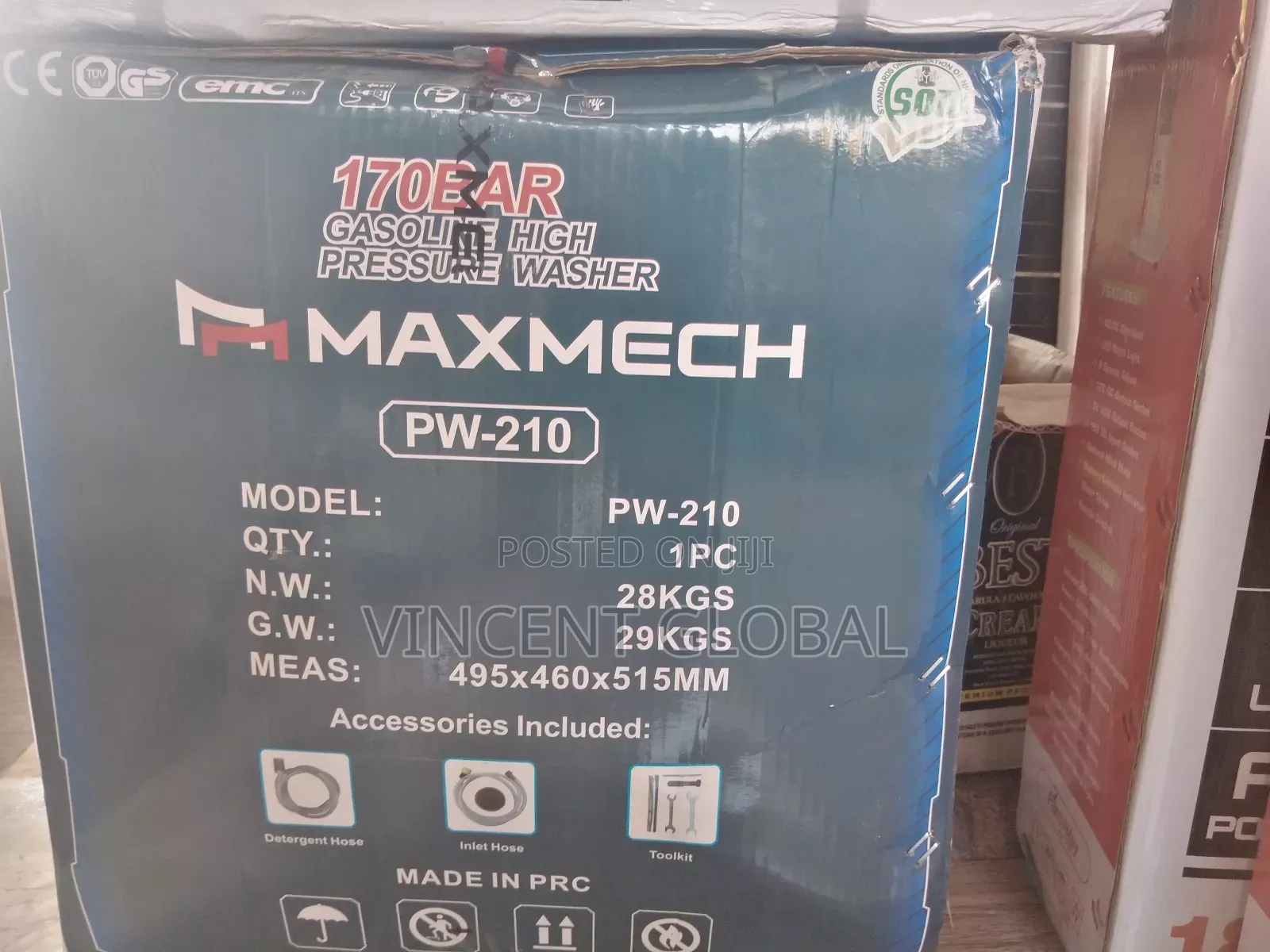 Maxmech 7hp Pressure Washer/Washing Machine