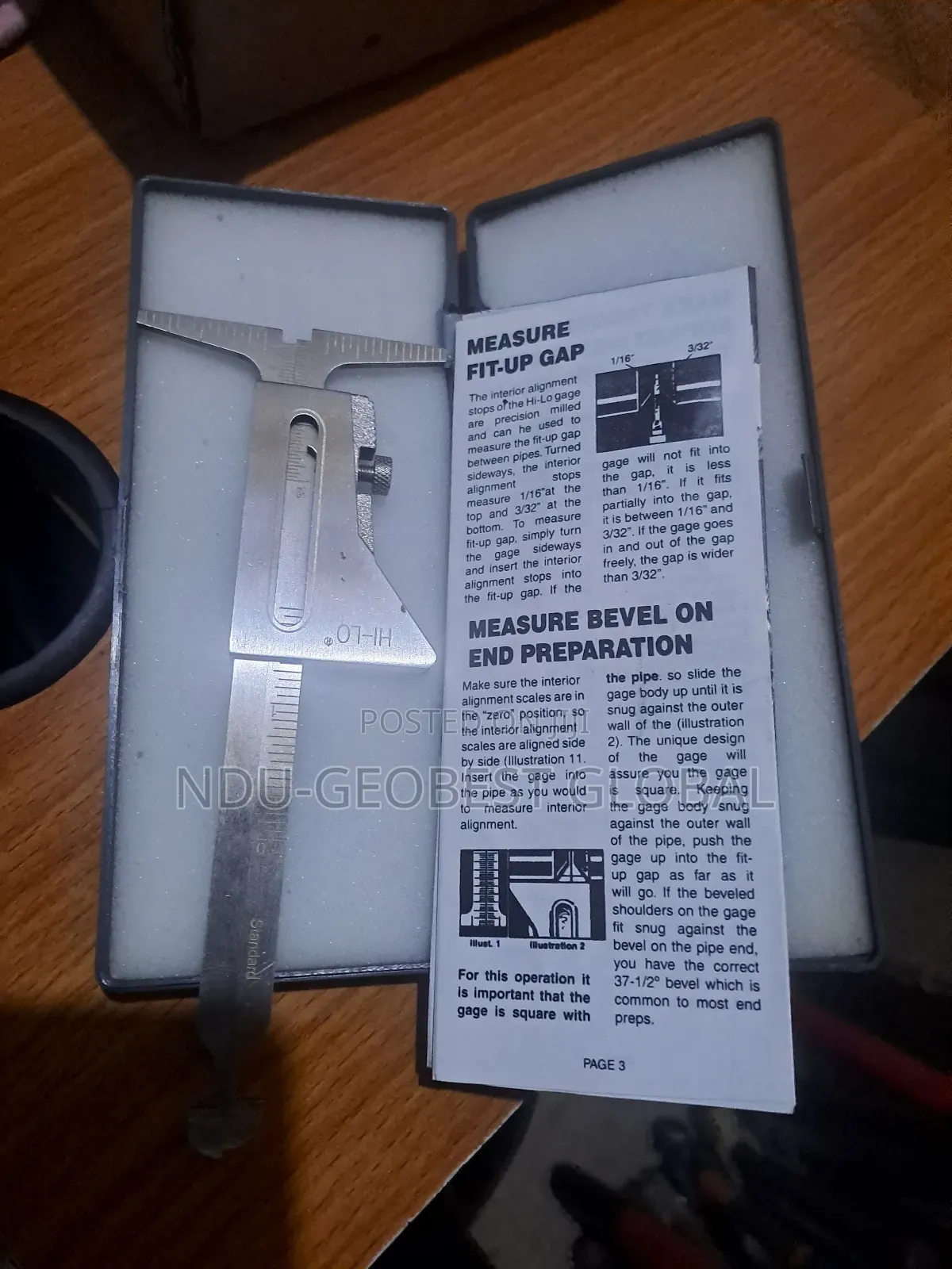 Hi-Lo Welding Gauge
