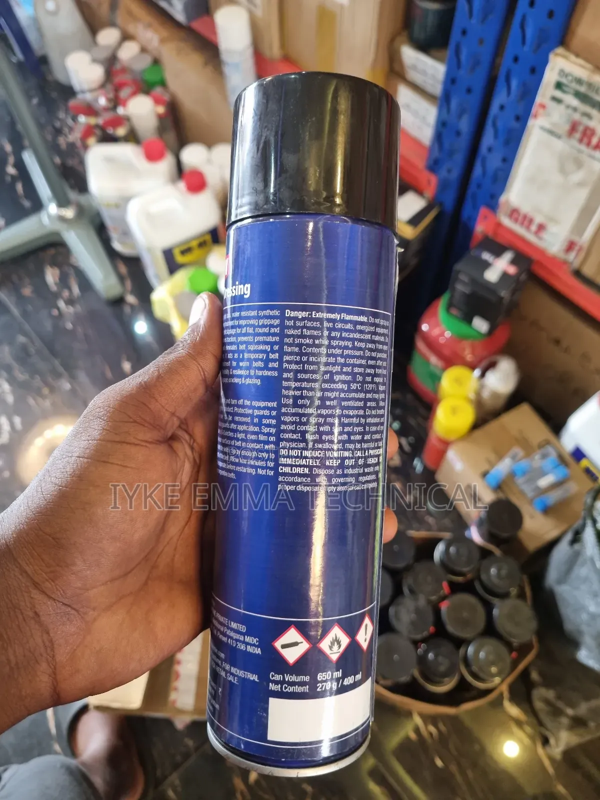 Belt Dressing Anti Slip and Squeal Eliminator Asv Lubricant