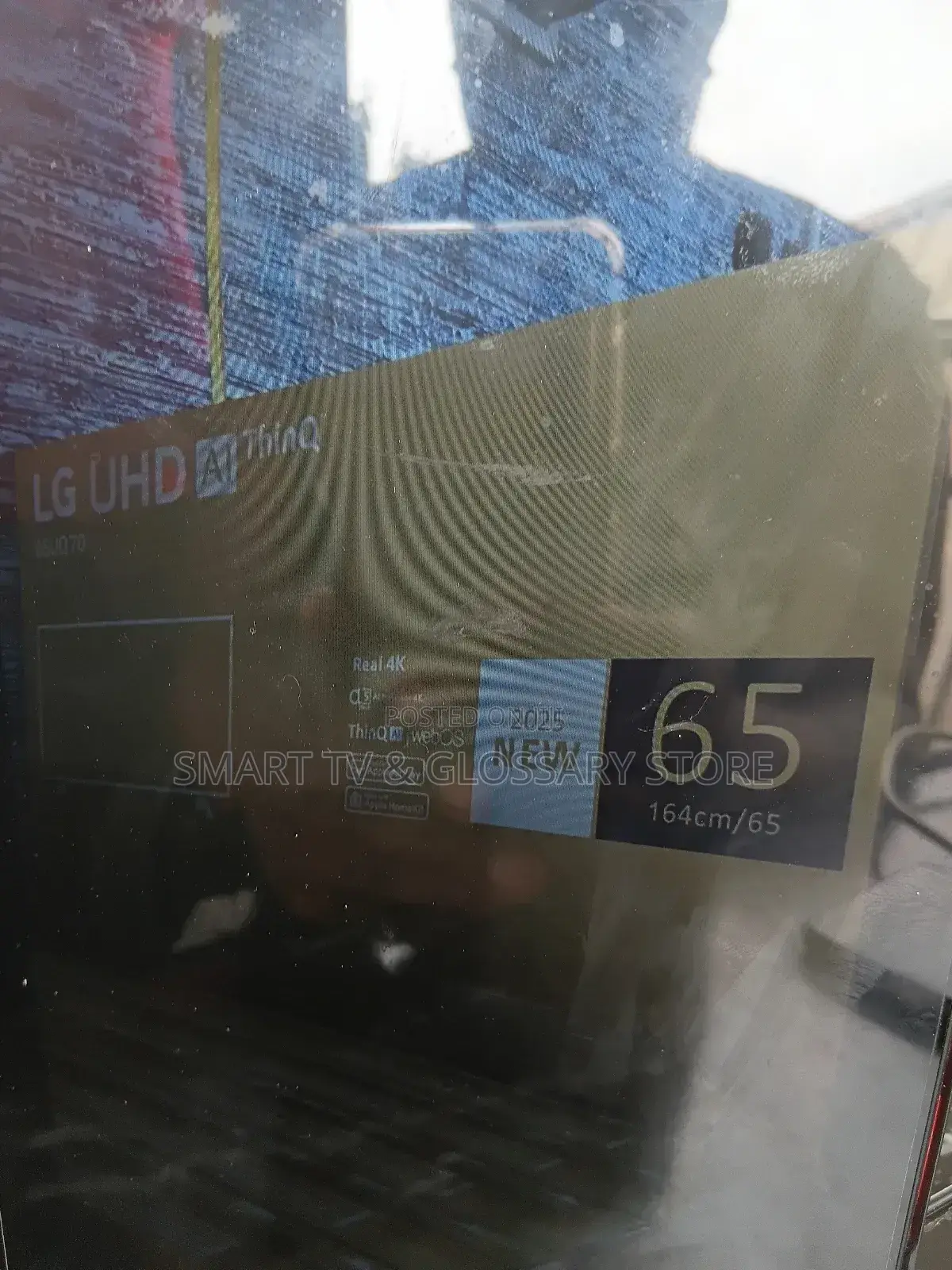 65 Inches With Inbuld Bluetooth Netflix Wifi Facebook