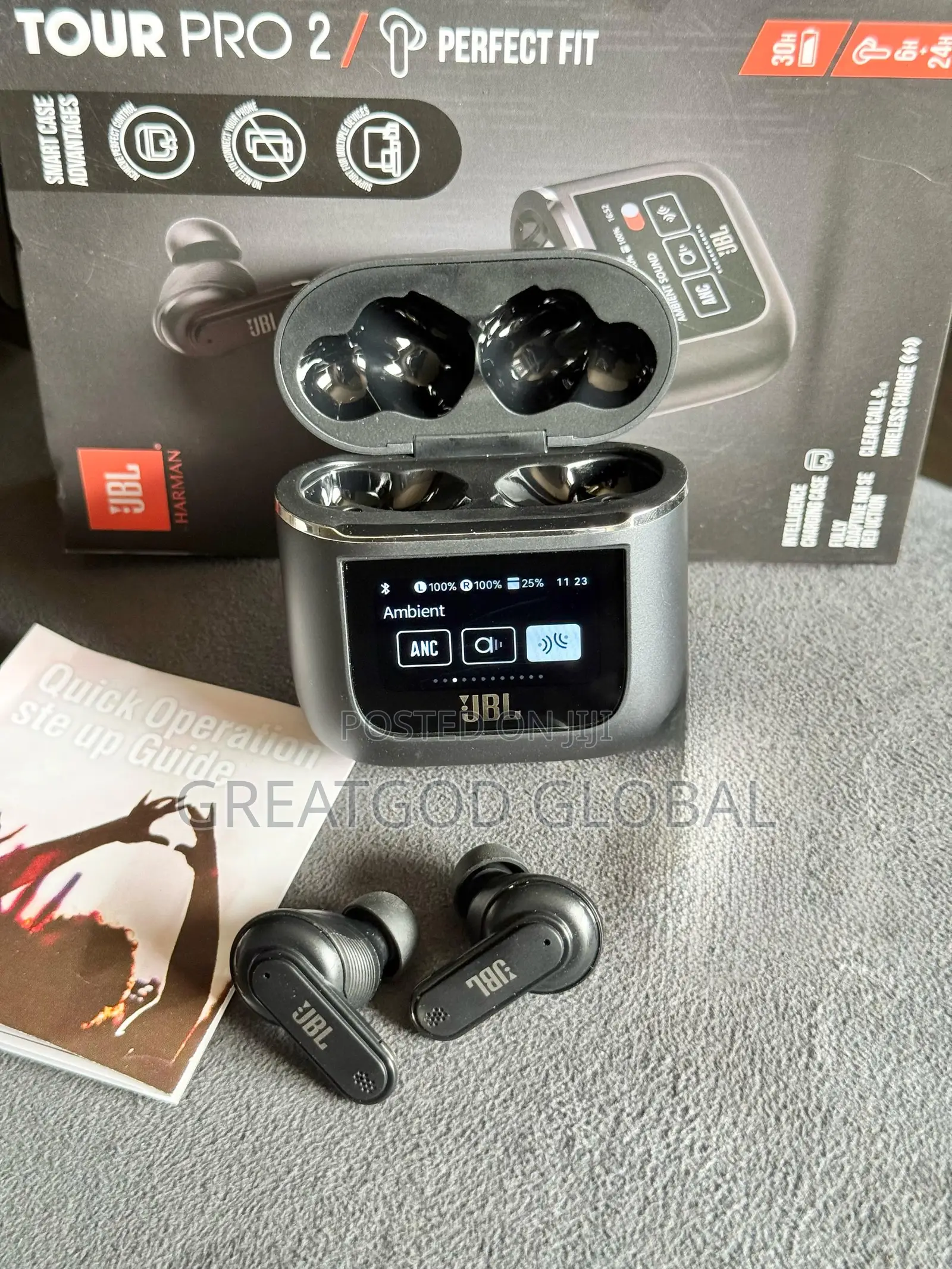 JBL Tour Pro 2 Smart Charging Case Airpod