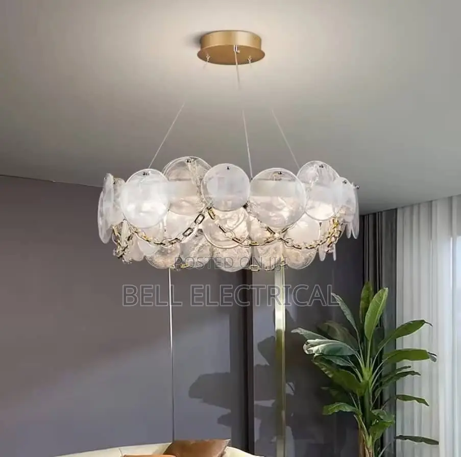 Yectski Luxury Glass Circular Postmodern Chandelier