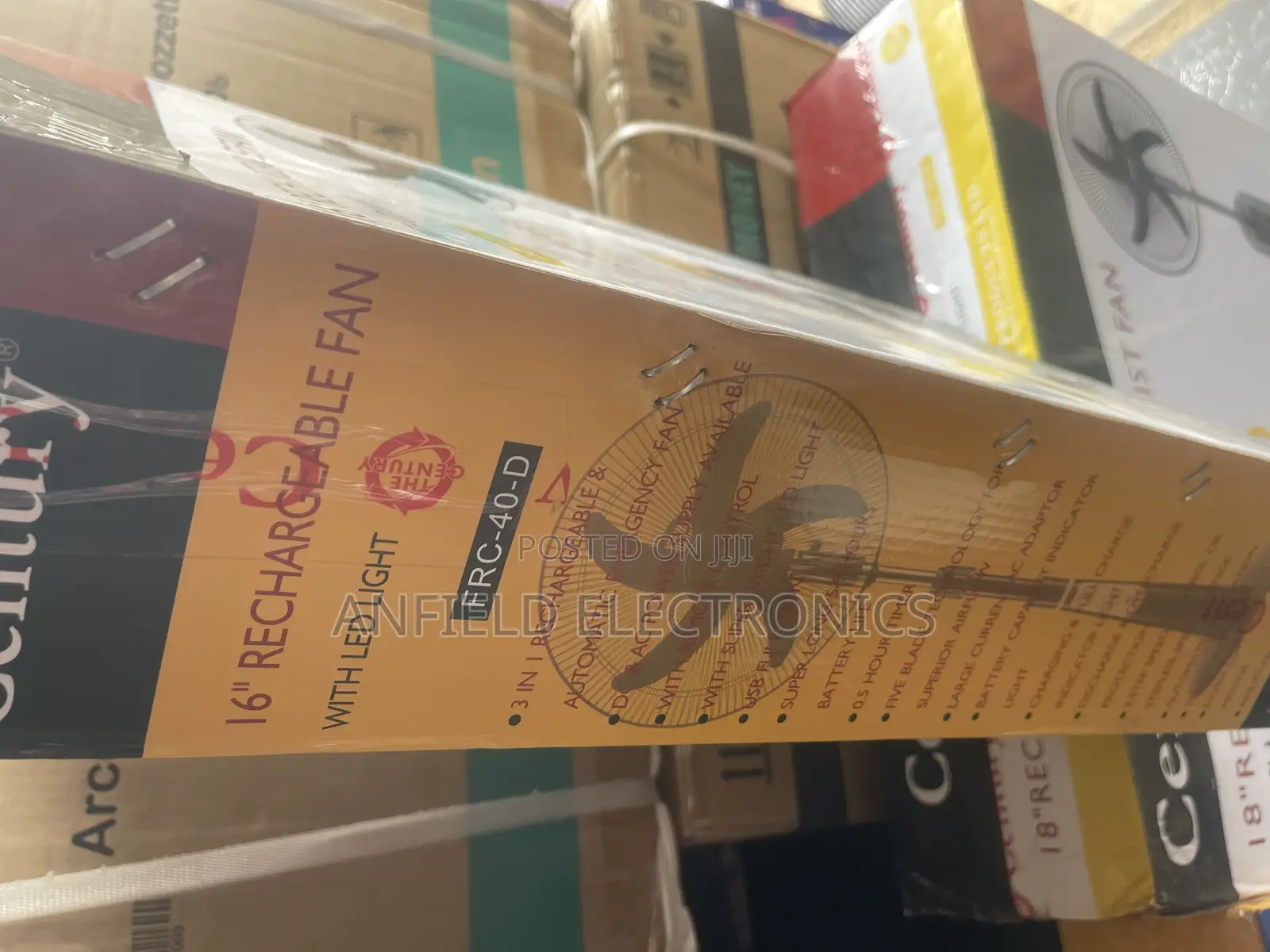 16 Inches Century Rechargeable Standing Fan