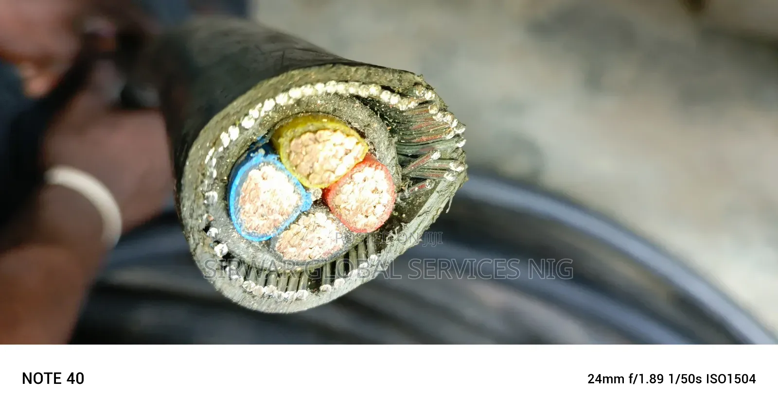 50mm 4core Armored Cable Coleman