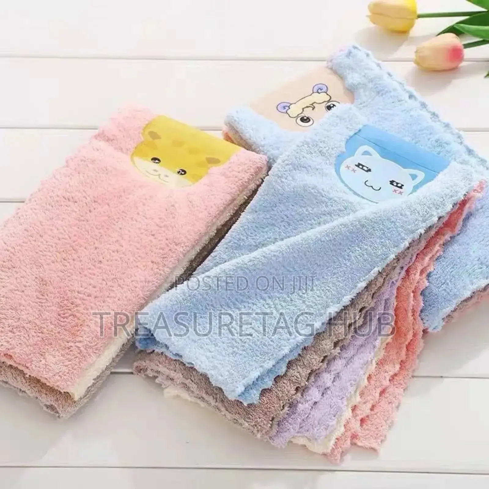 5pcs Towel With Label