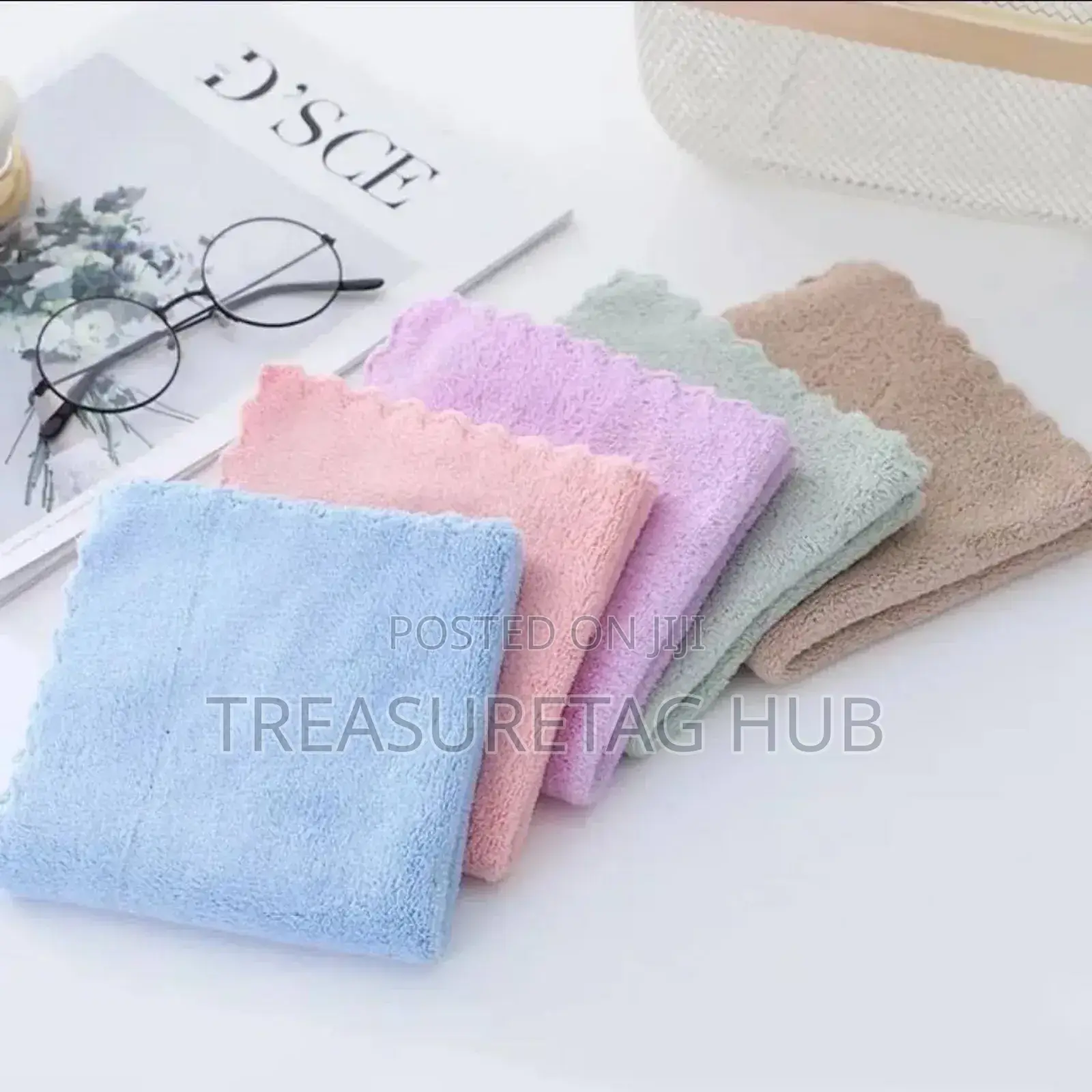 5pcs Towel With Label