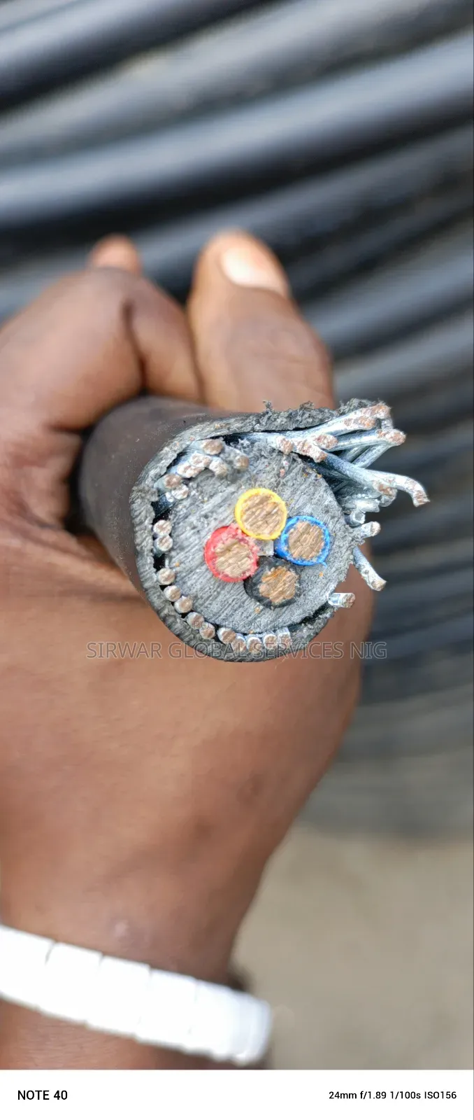 10mm 4core Full Guage Armored Cable