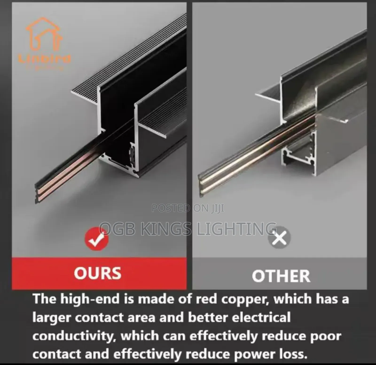 1 Meter Magnetic Track Rail Modern Embedded Pop Ceilinglight
