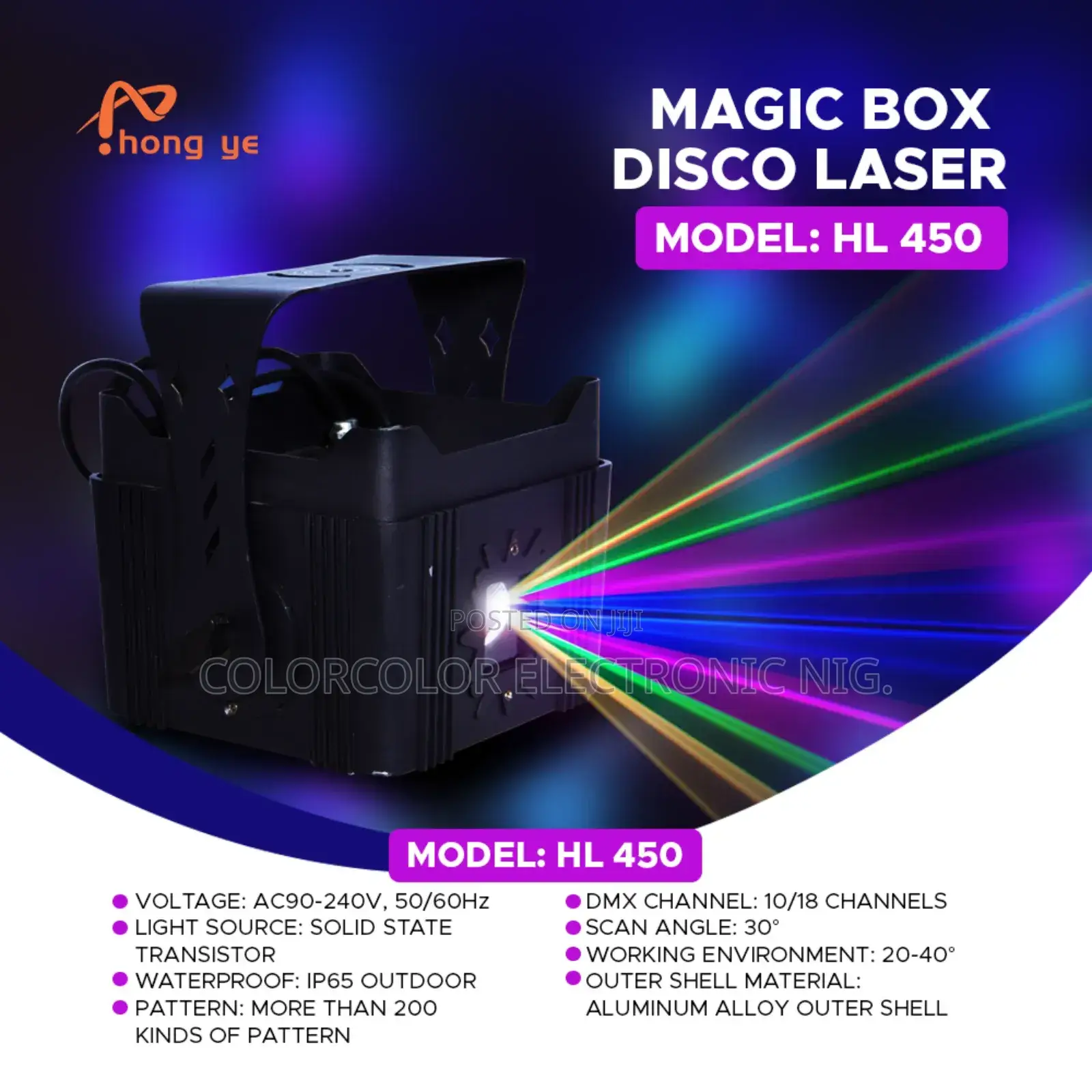 Stage Light Magic Ball Disco Laser Light Hl 450