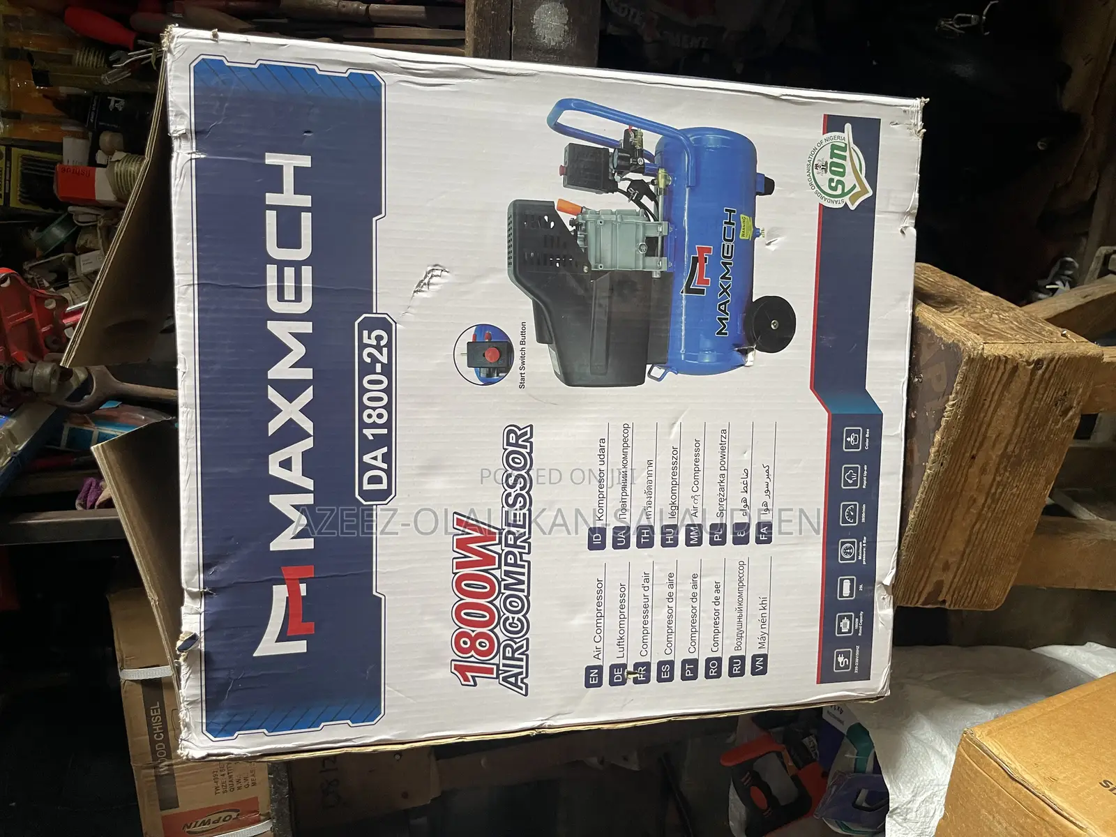 Maxmech Air Compressor 25liters 8bar