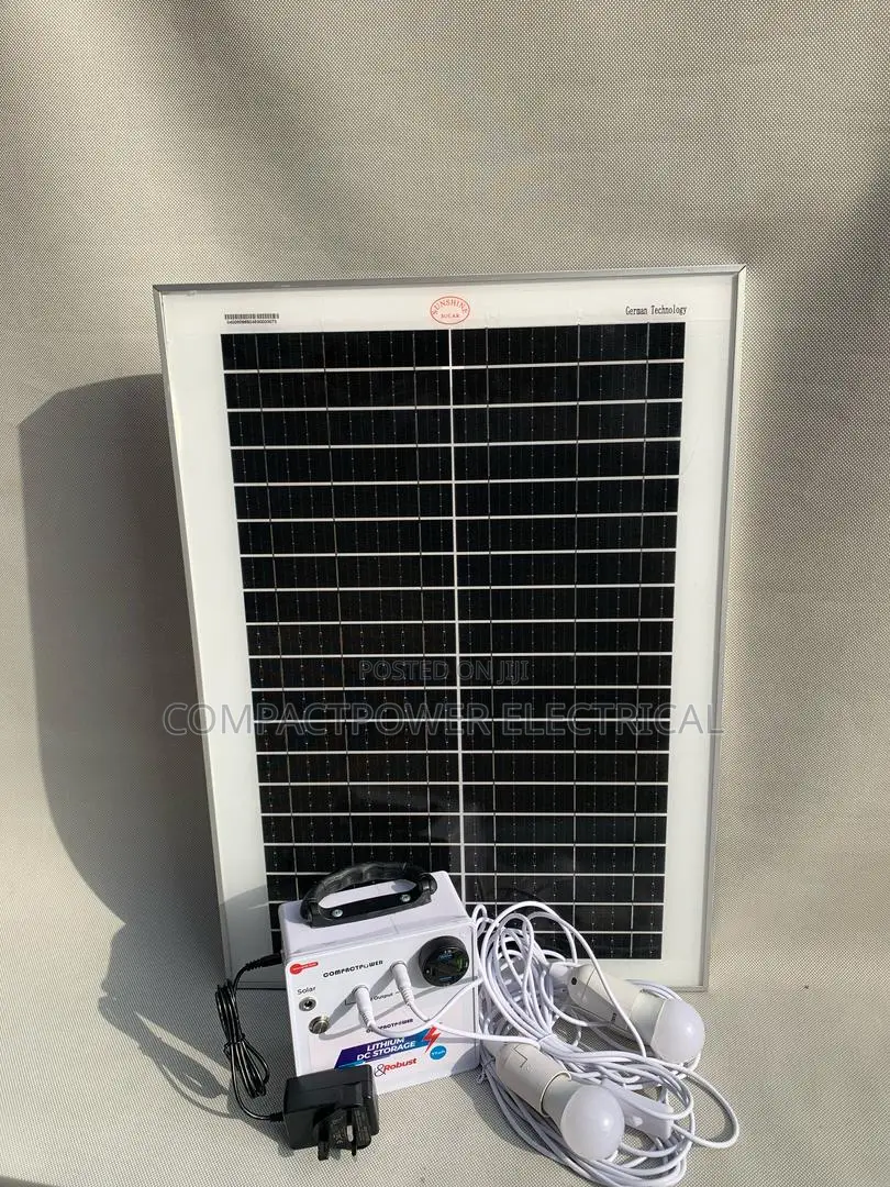 77wh Solar Lighting Kits With 40watts 18v Mono Solar Panel