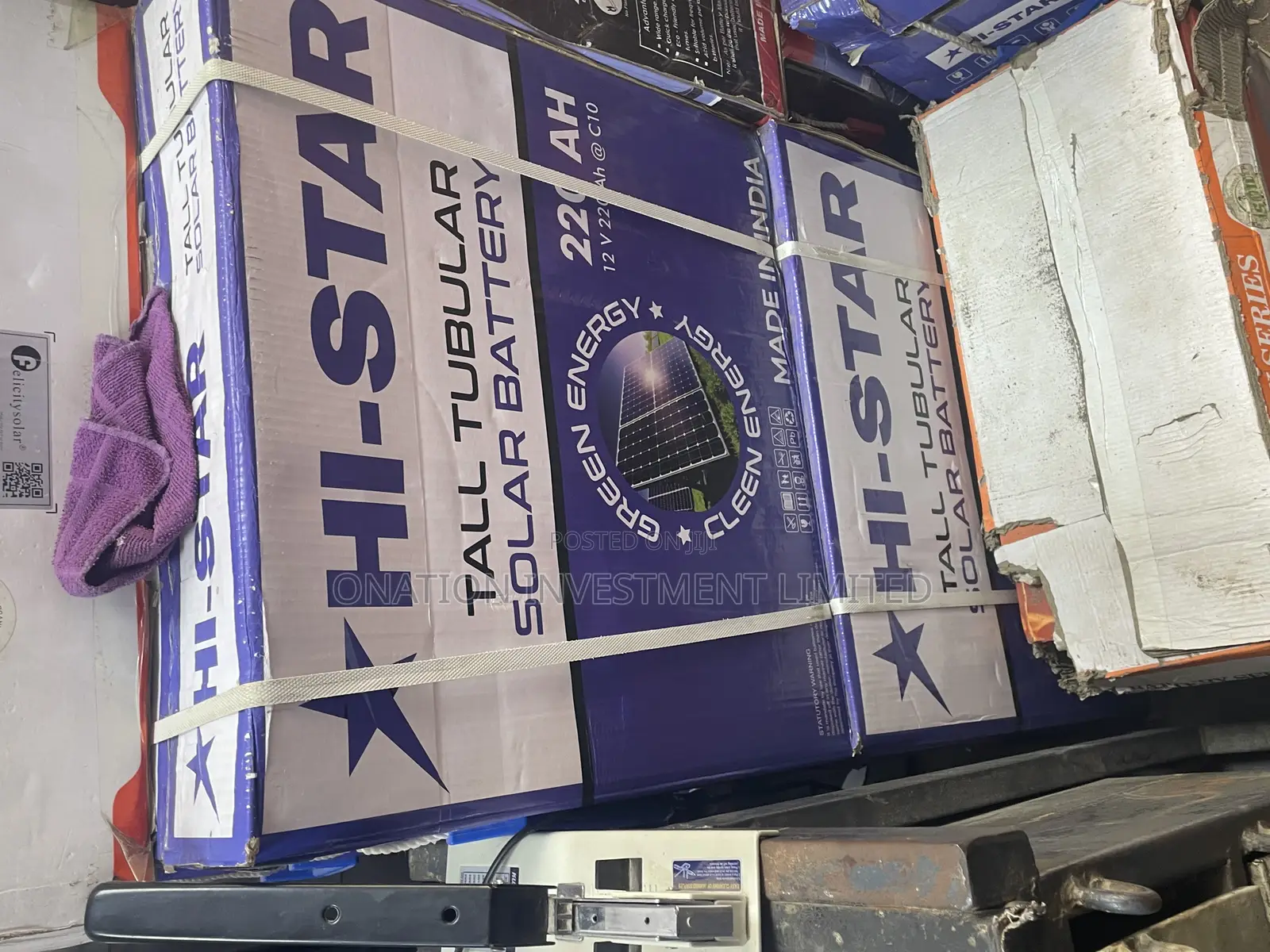 220ah 12v Hi-Star Tubular Battery