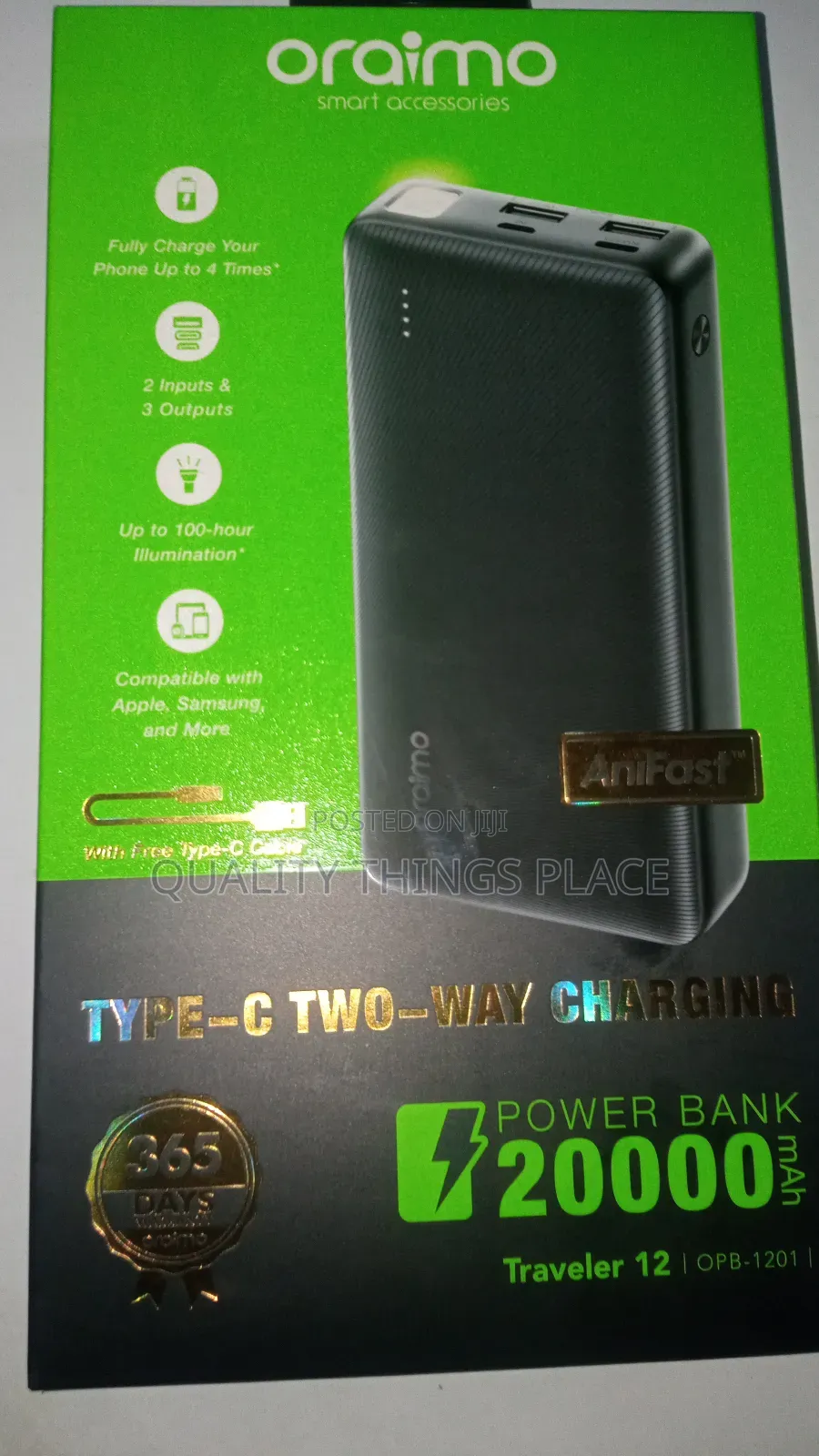 Oraimo 20000mah Powerbank