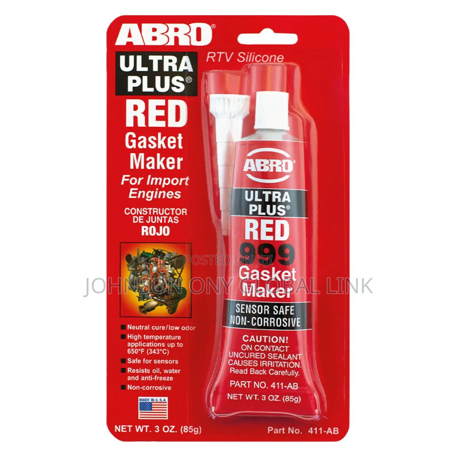 Red RTV Silicone Instant Gasket Maker