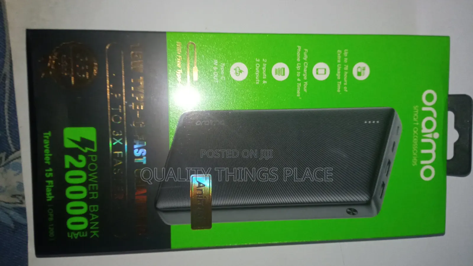Oraimo 15w 20000mah Powerbank