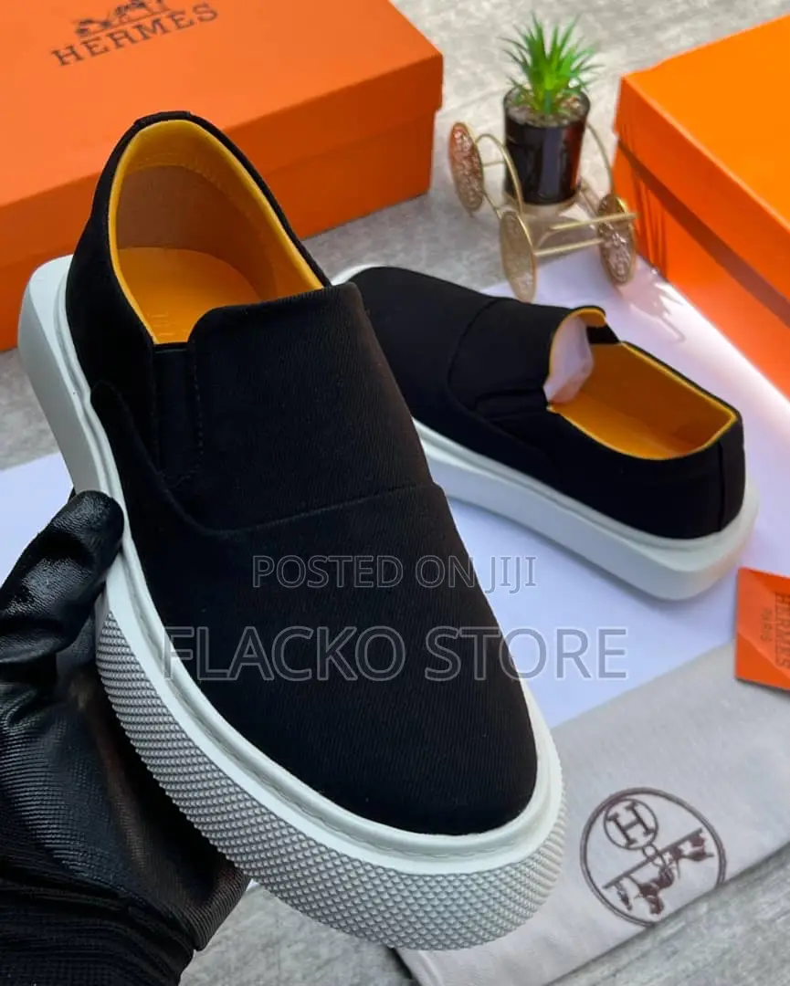 Original Hermes Casual Slip Ons Sneakers
