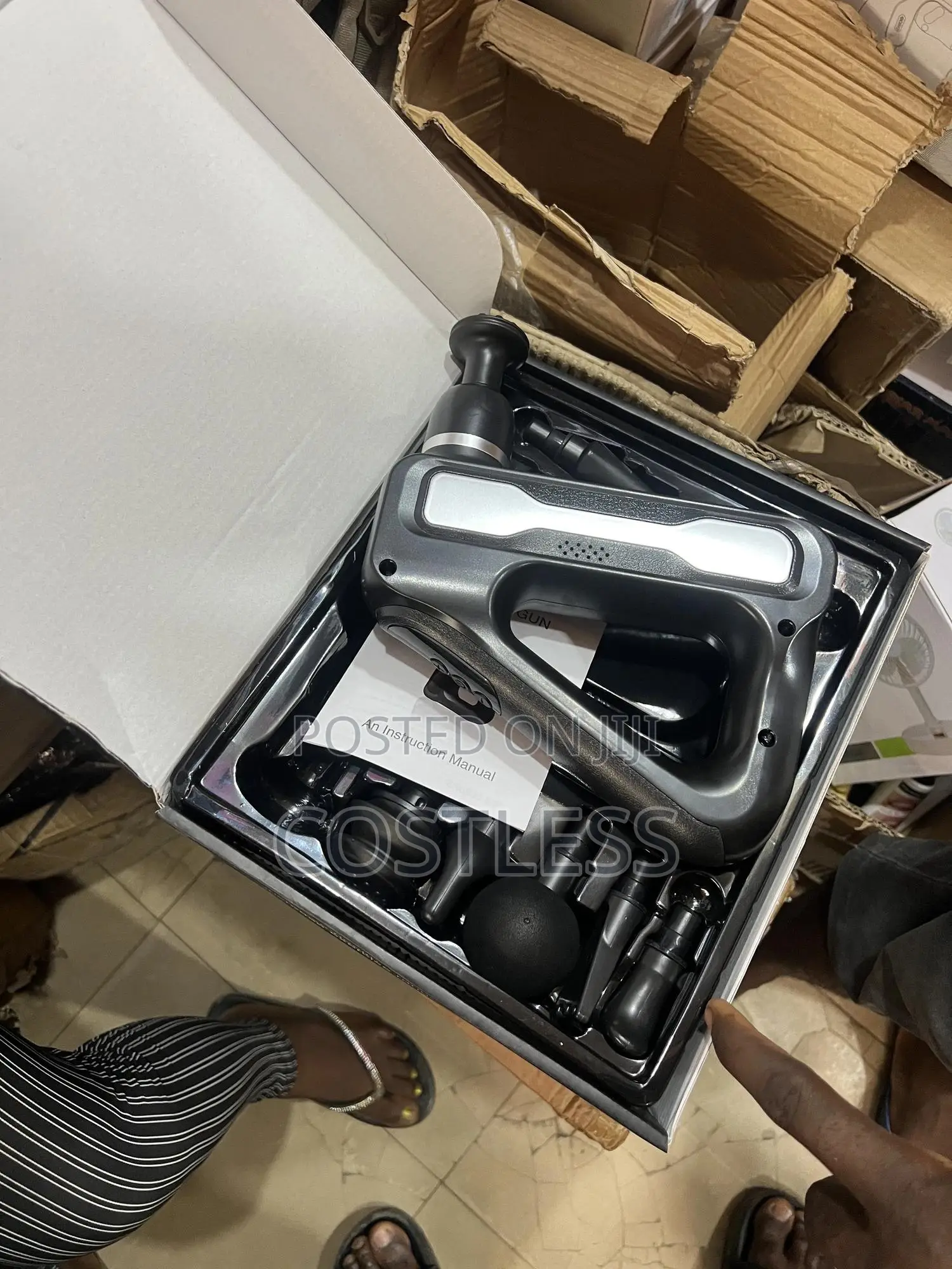 Deep Muscle Electric Massager With 8 Heads
