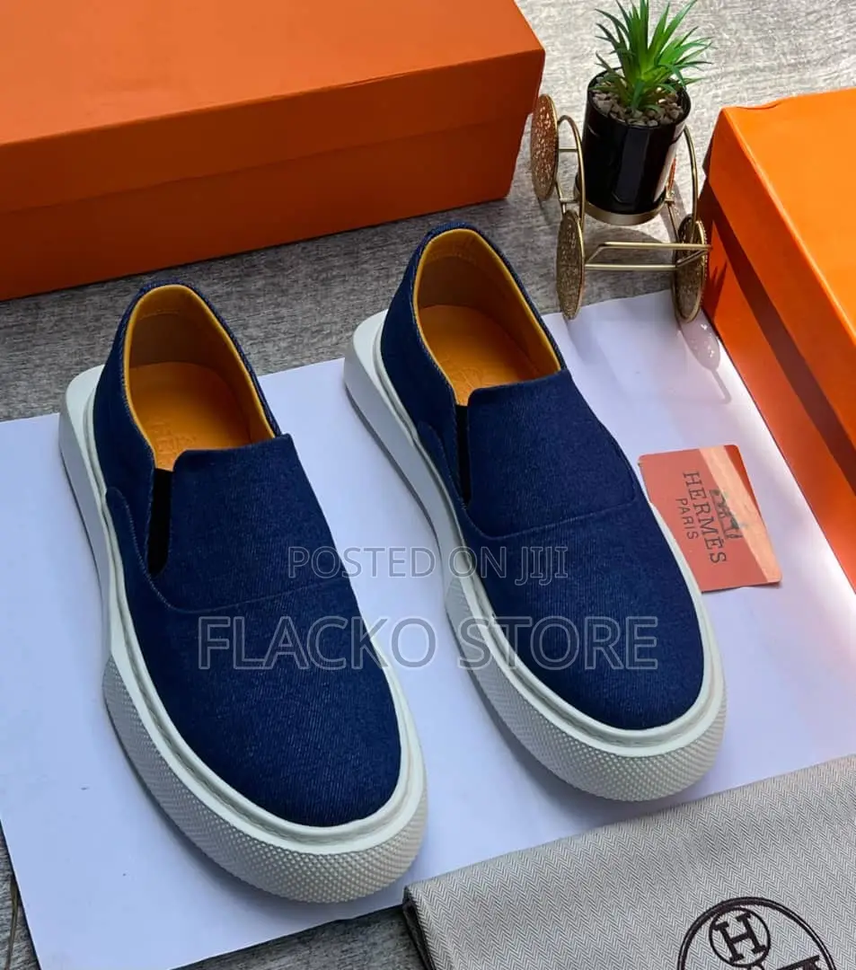 Original Hermes Casual Slip Ons Sneakers