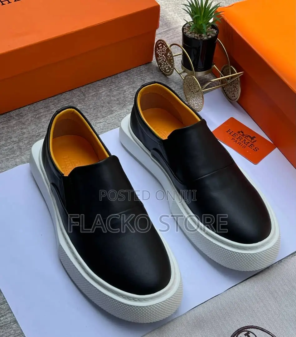 Original Hermes Casual Slip Ons Sneakers