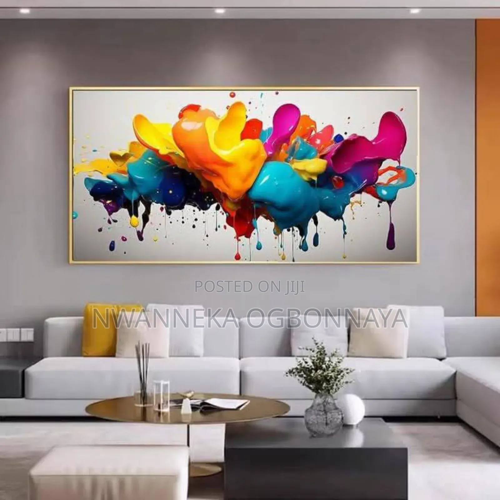 Abstract Colorful Wall Art Canvas