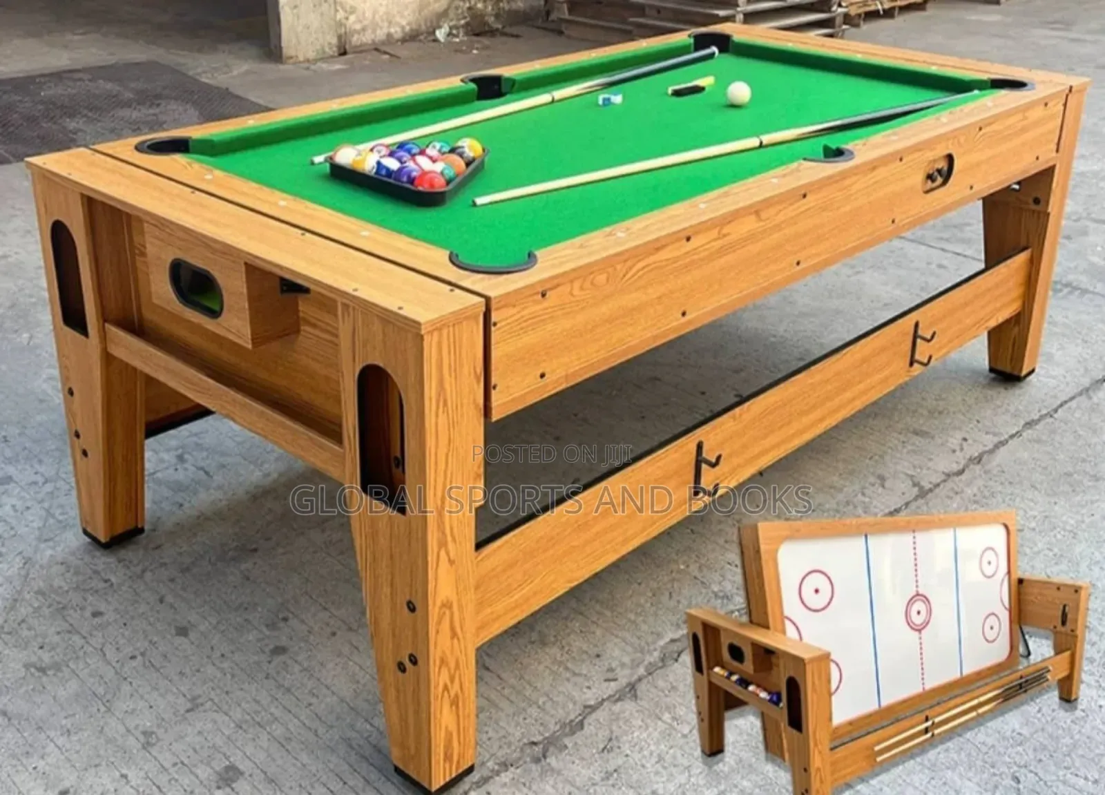6 Ft 4in1 Snooker Board,Air Horkey,Table Tennis & Table Top