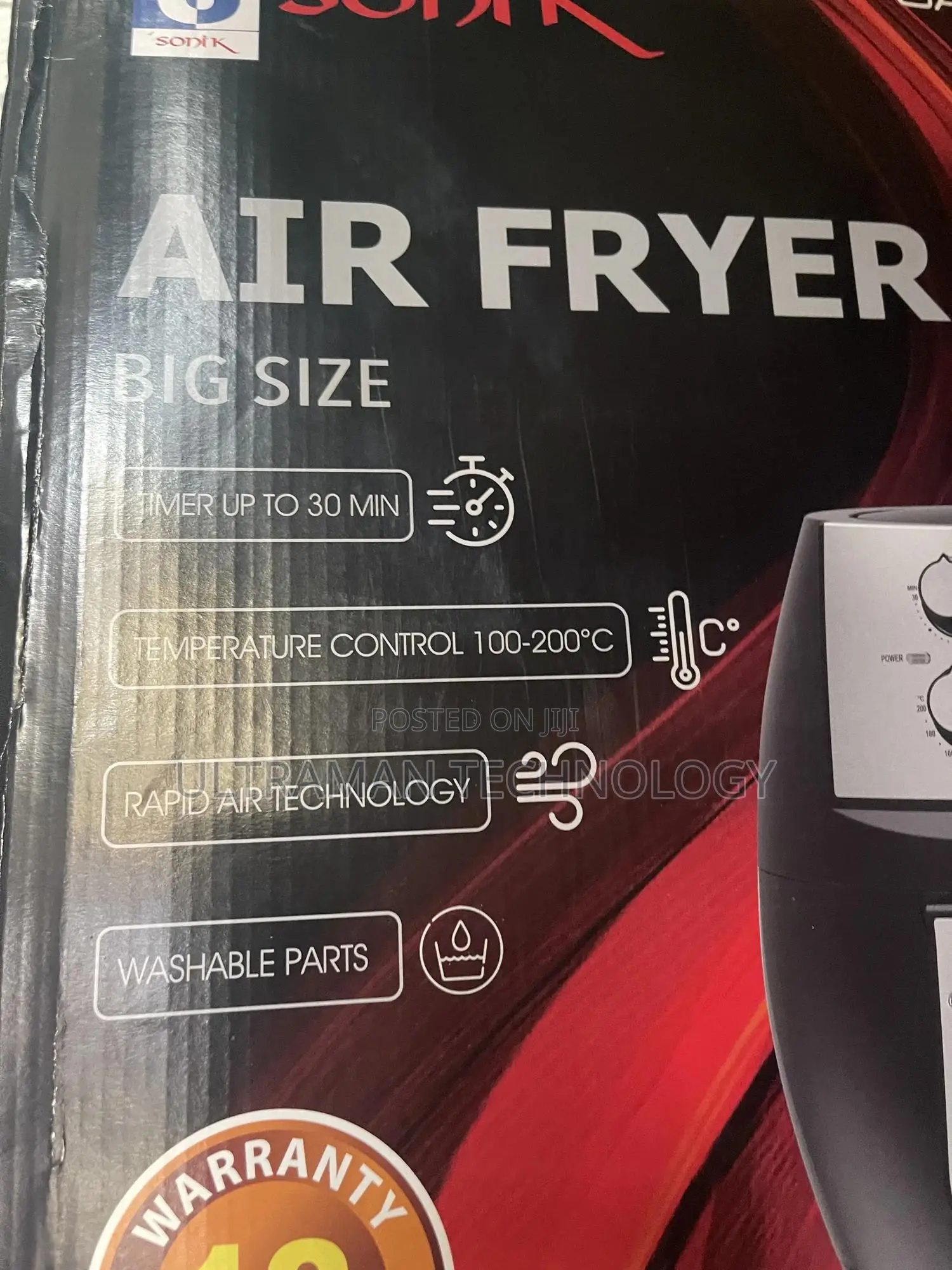 12.5 Litre(Big Size) Sonik Air Fryer
