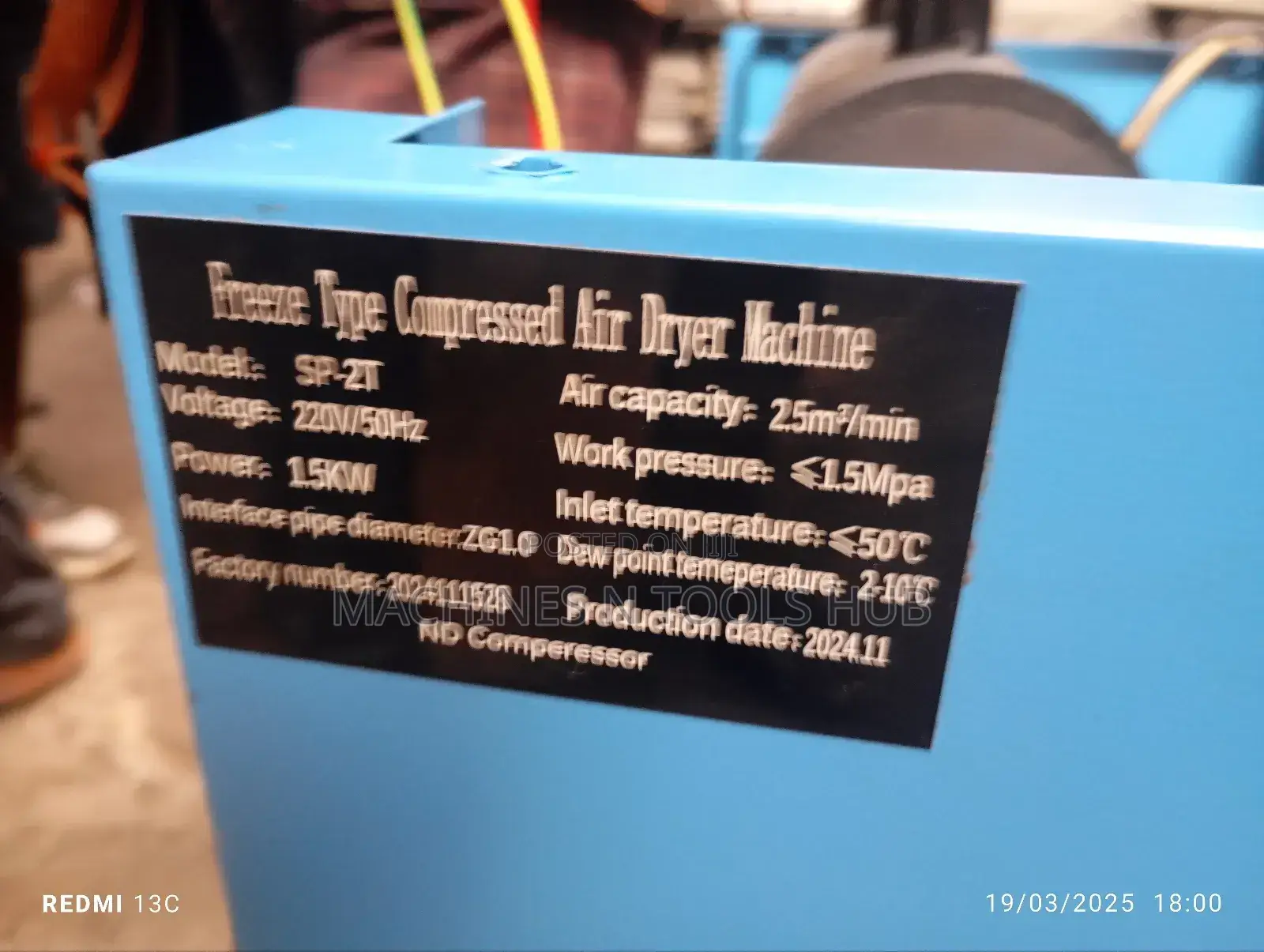 Sp-2t Refrigerated Freeze Dryer Air Compressor