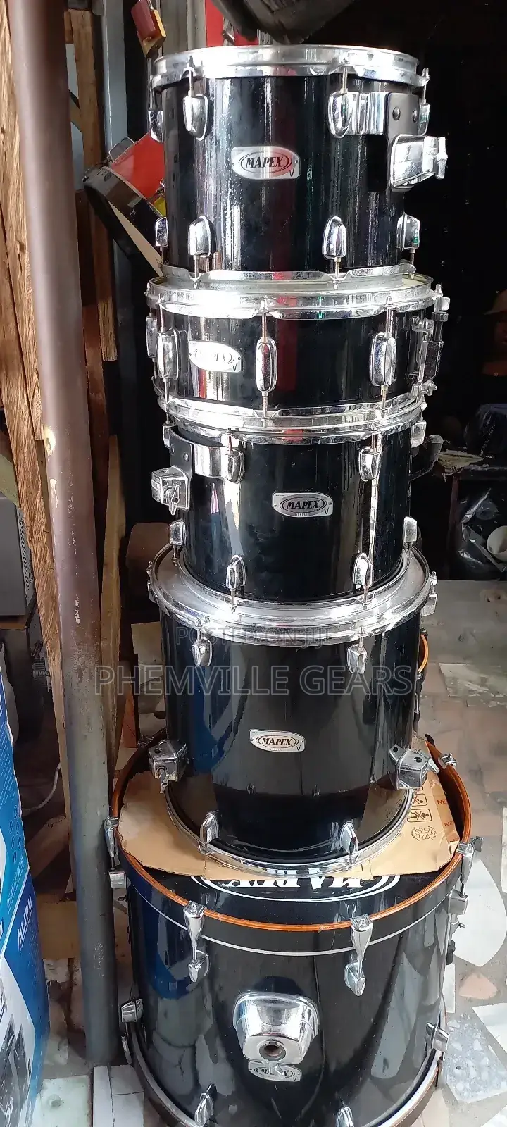 Quality Uk Used Mapex 5set Drums