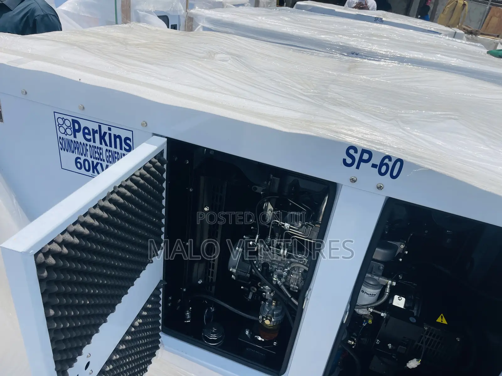 Complete 60kva Perkins Soundproof Generator