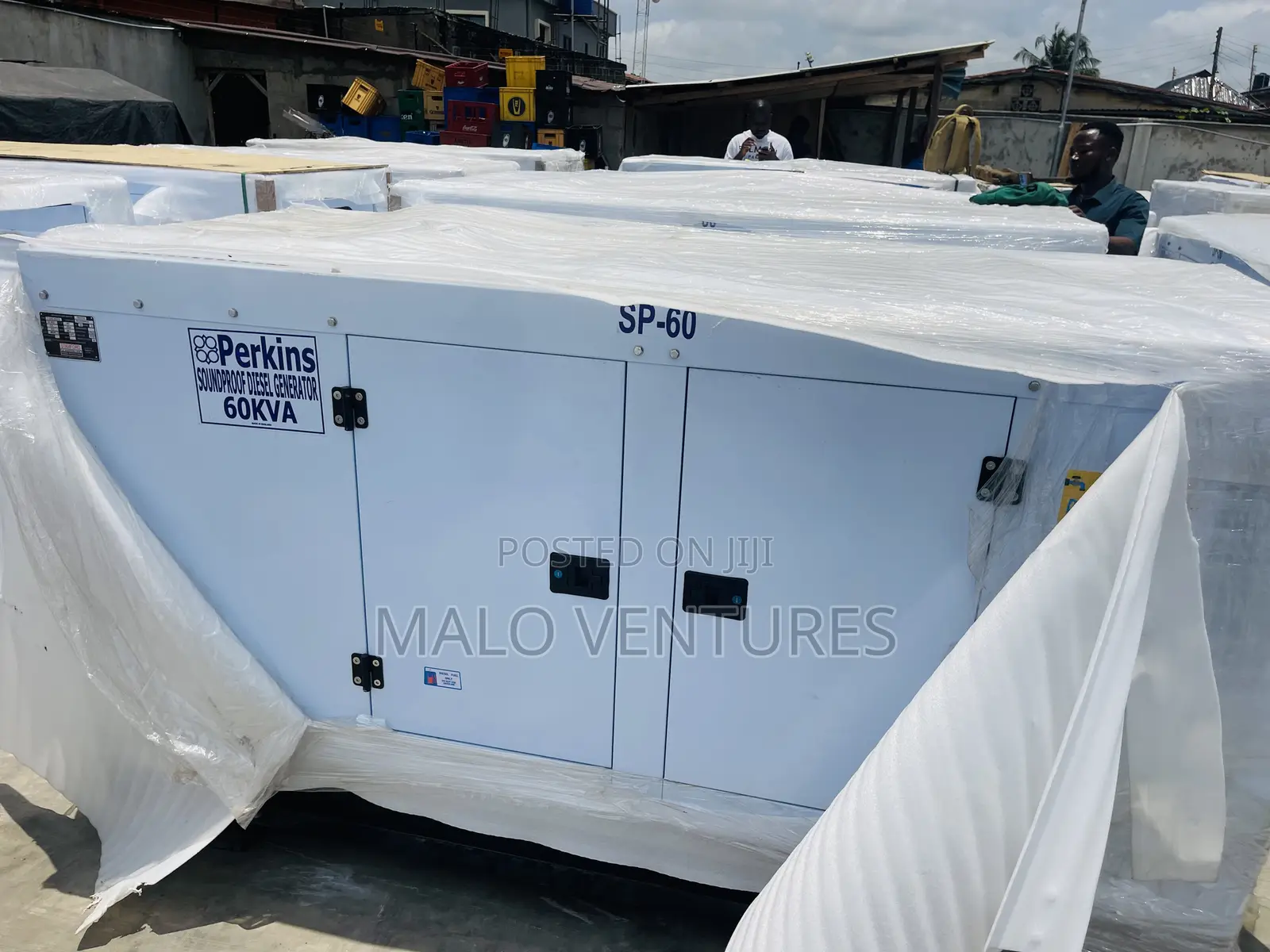 Complete 60kva Perkins Soundproof Generator