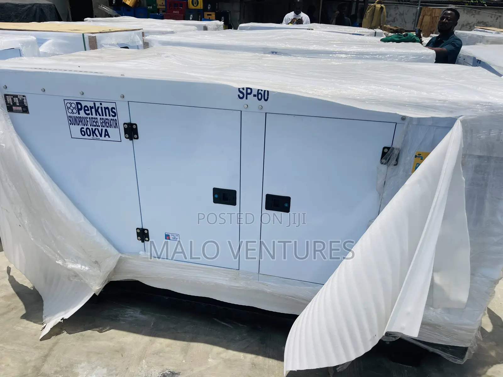 Complete 60kva Perkins Soundproof Generator