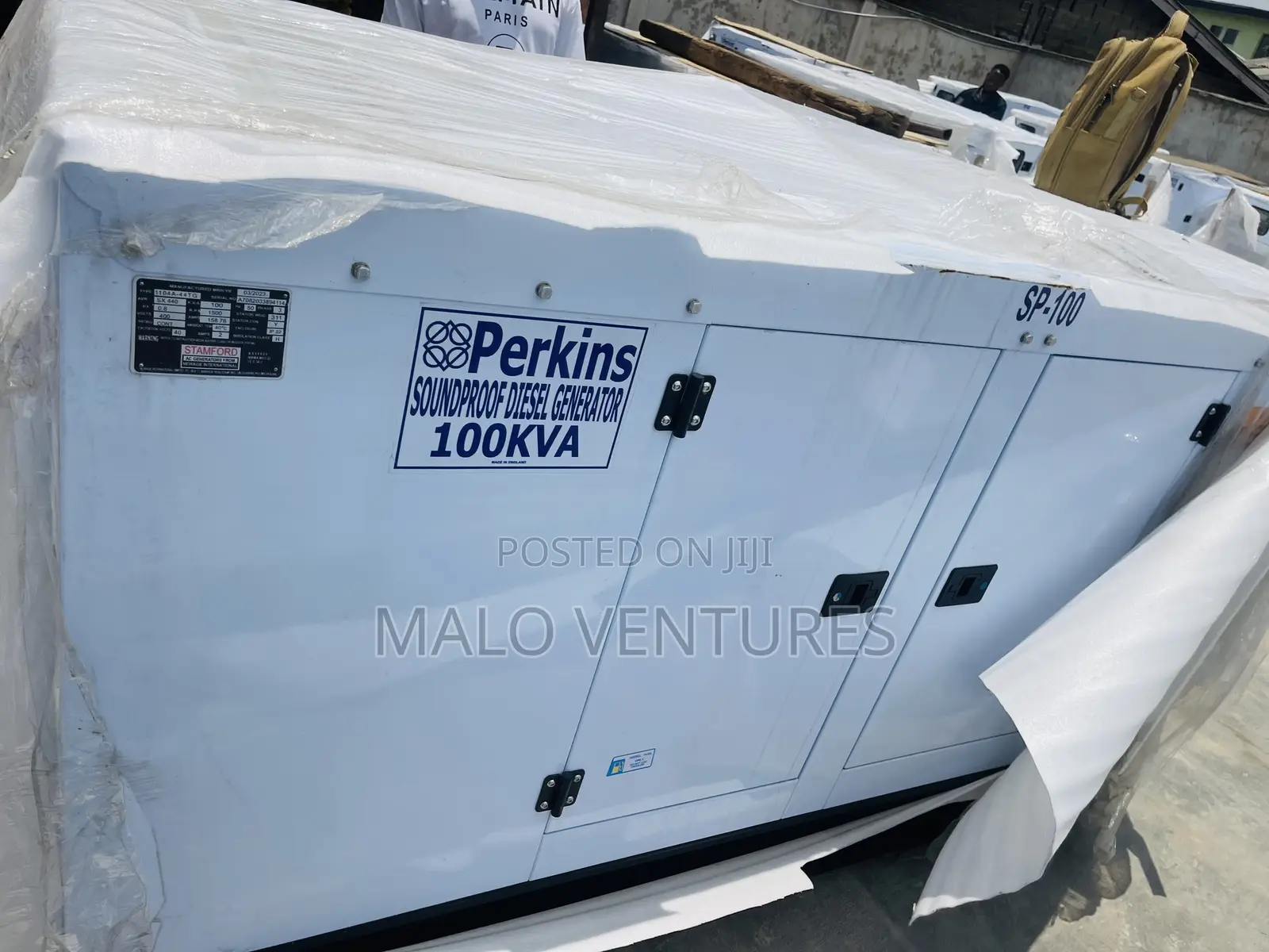 100kva  Perkins Soundproof Generators
