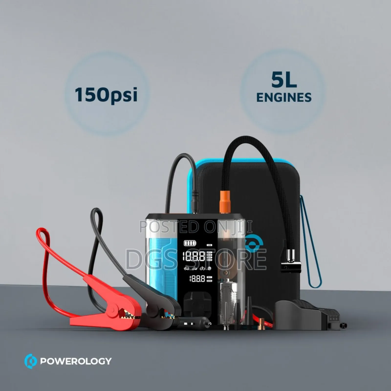 Powerology Pp047 Jump Start Air Compressor