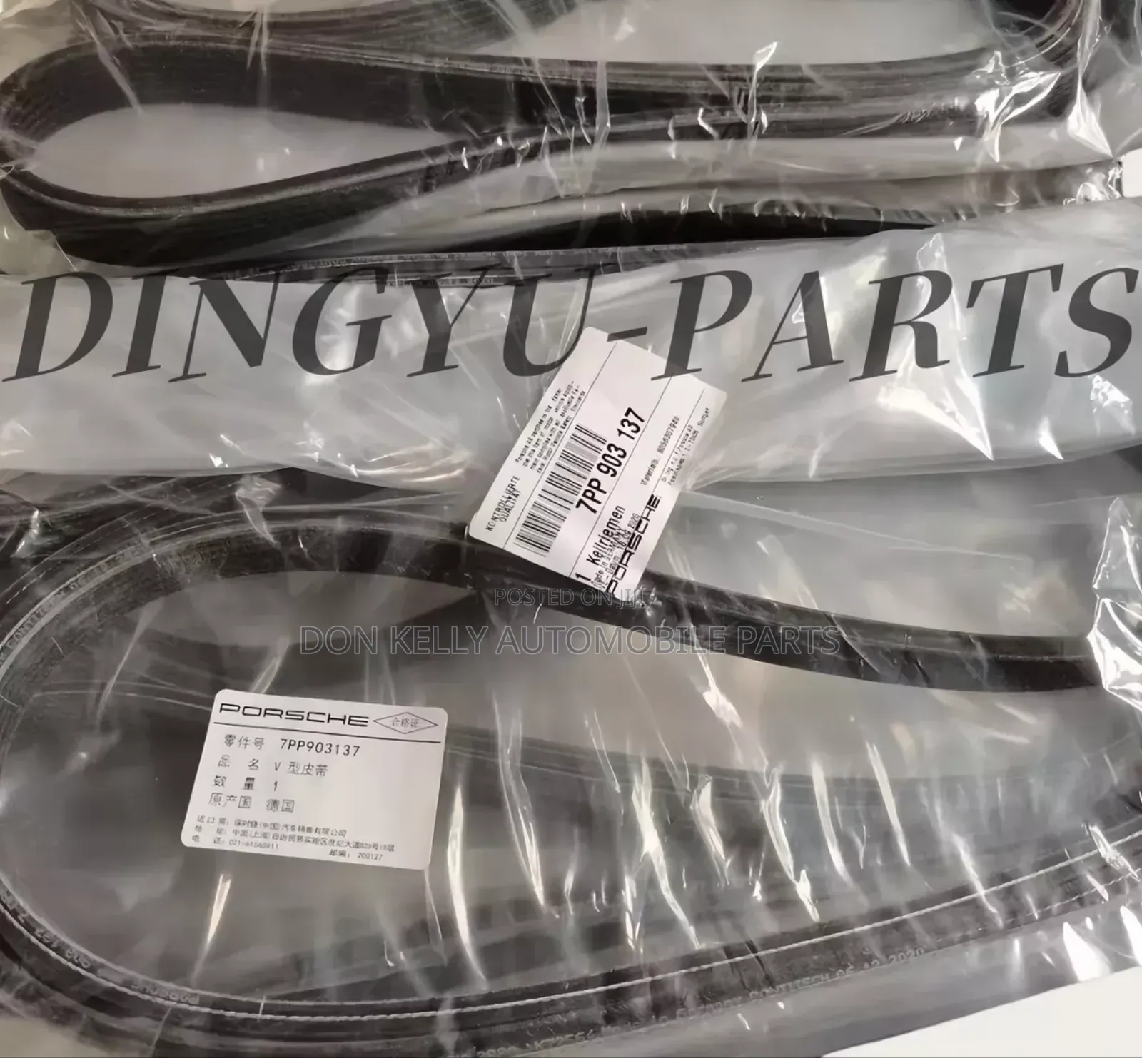 Porsche Panamera Belt