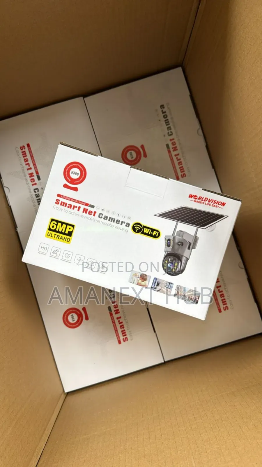 6mp Dual Lens CCTV Cameras(Wi-Fi)+Free 64gig Memory Camera