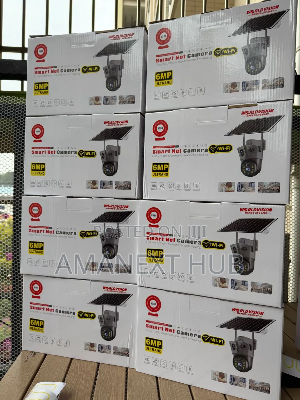 6mp Dual Lens CCTV Cameras(Wi-Fi)+Free 64gig Memory Camera