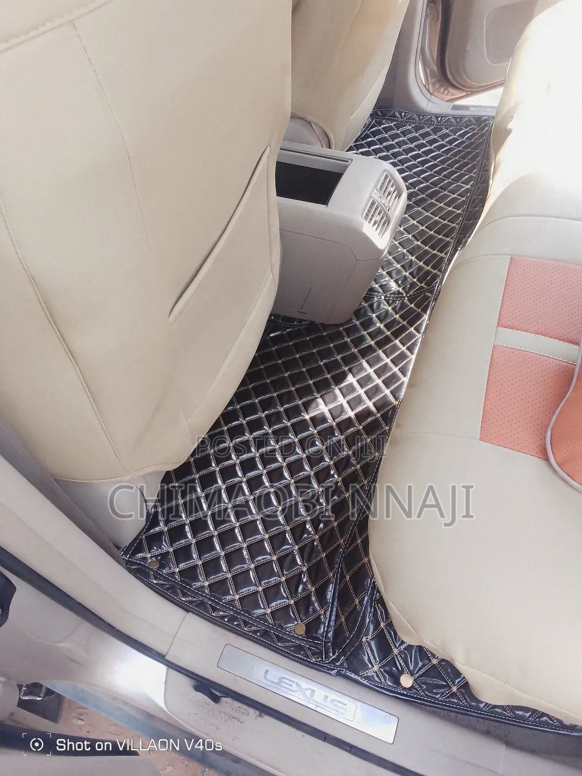 Leather Draft Foot Mat for Lexus Rx 330