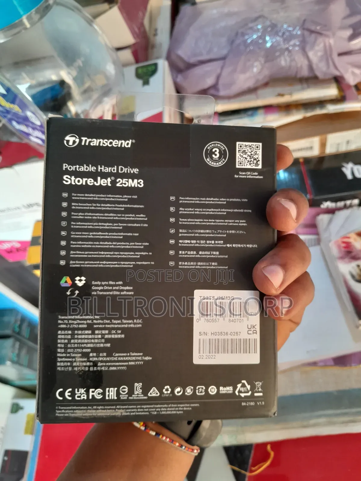 Transcend 2tb External Hard Drive